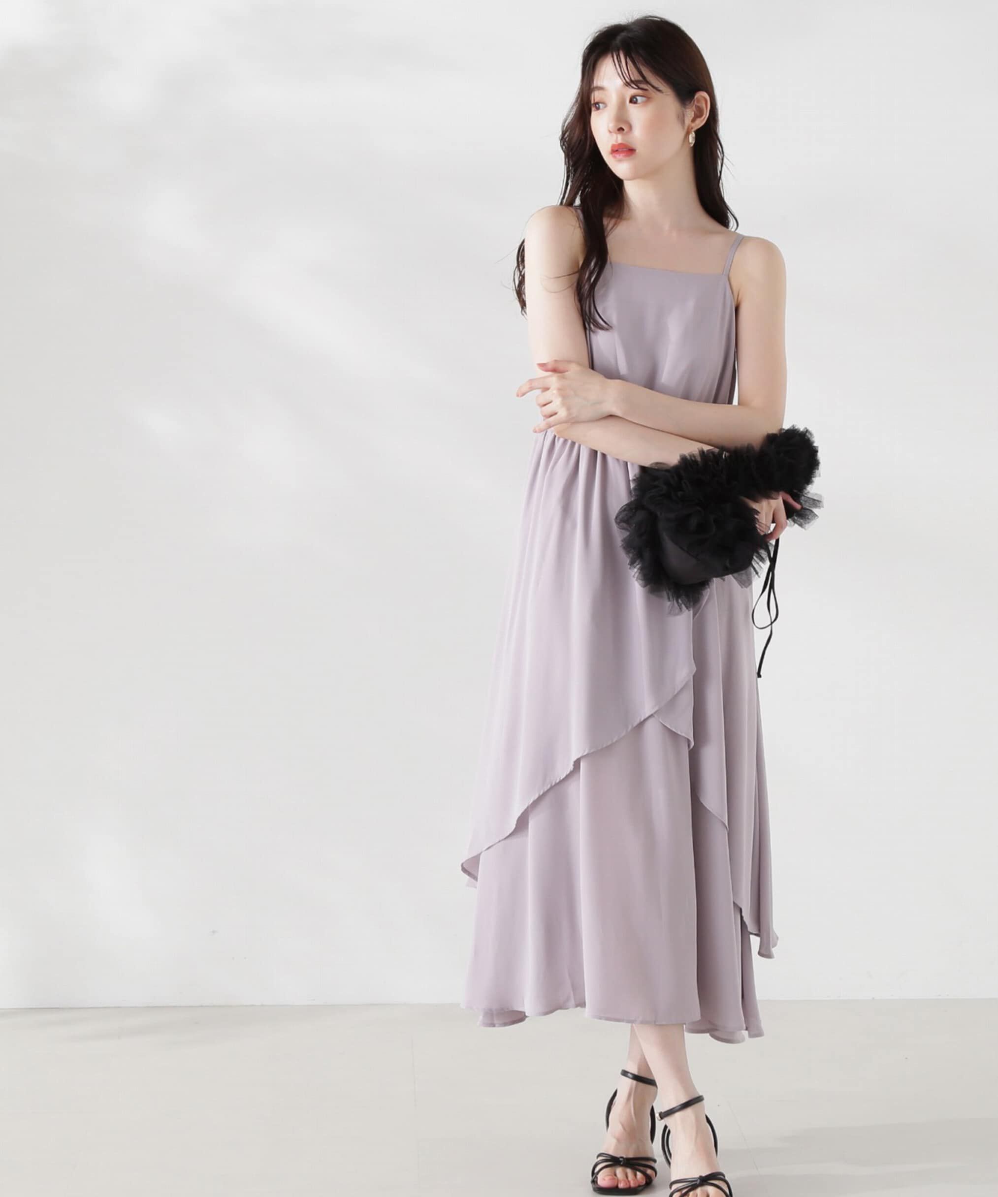 PROPORTION BODY DRESSING「テープヤーンニット&times;キャミワンピースセット24AW」|ワンピース|