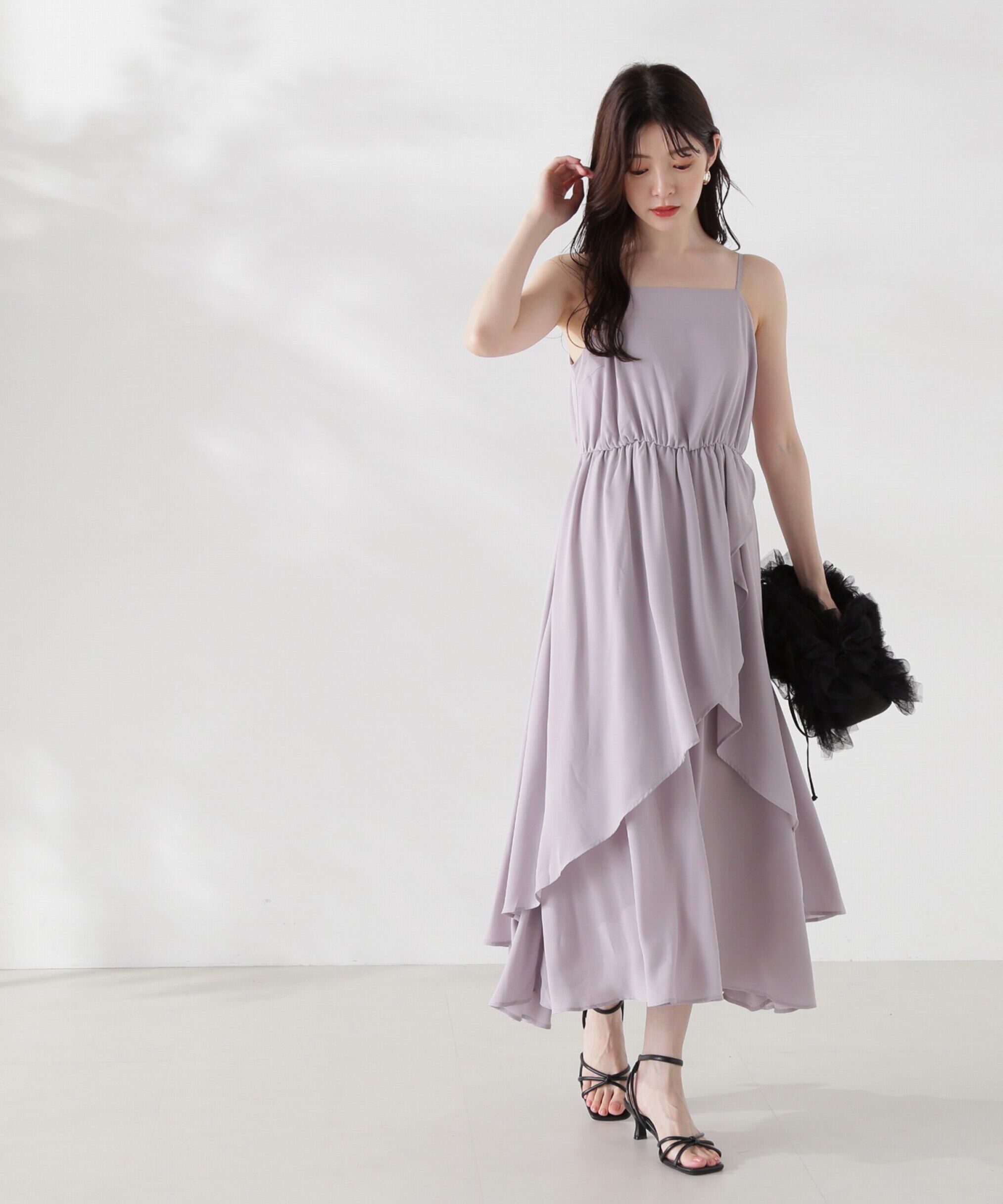 PROPORTION BODY DRESSING「テープヤーンニット&times;キャミワンピースセット24AW」|ワンピース|