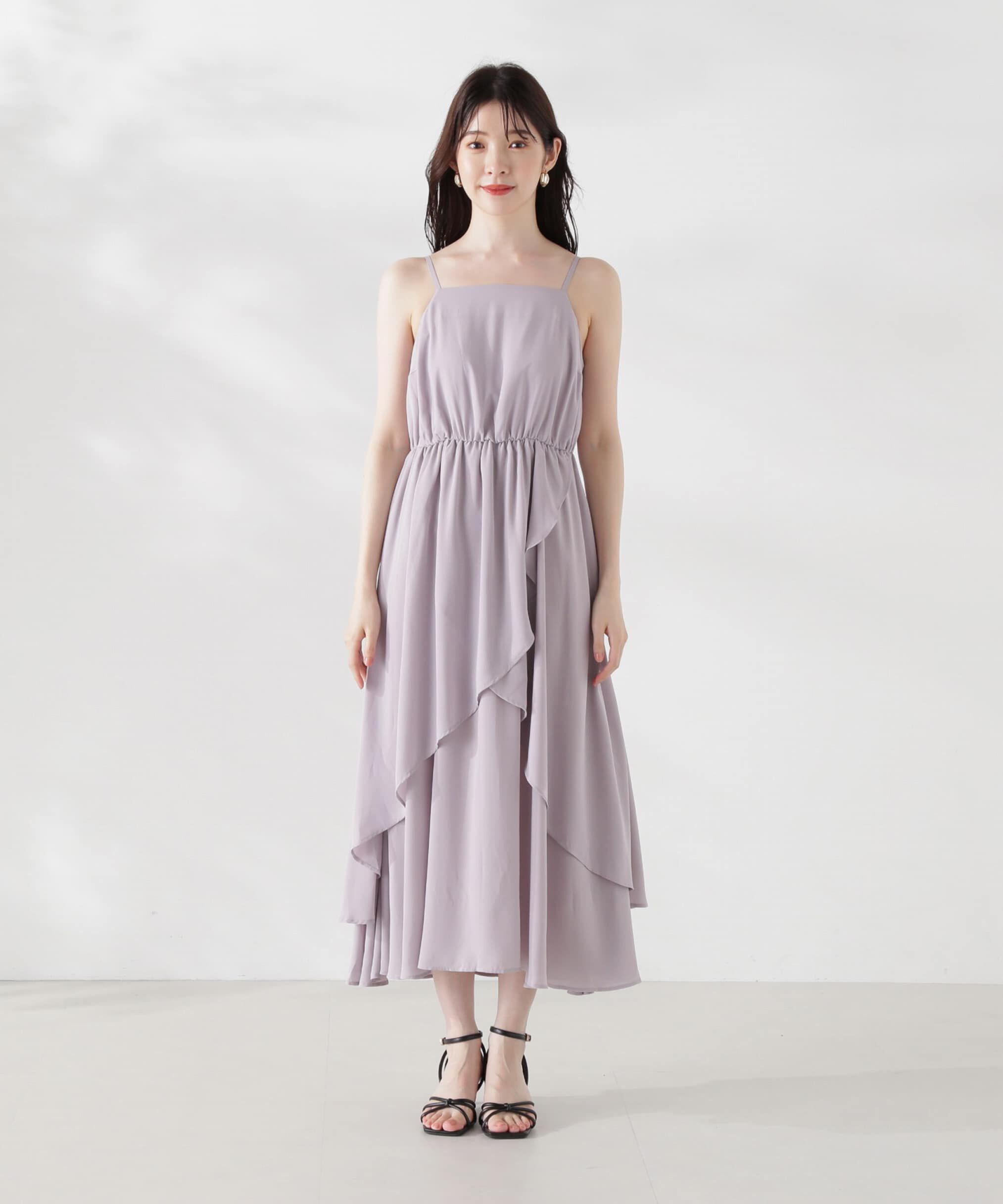 PROPORTION BODY DRESSING「テープヤーンニット&times;キャミワンピースセット24AW」|ワンピース|