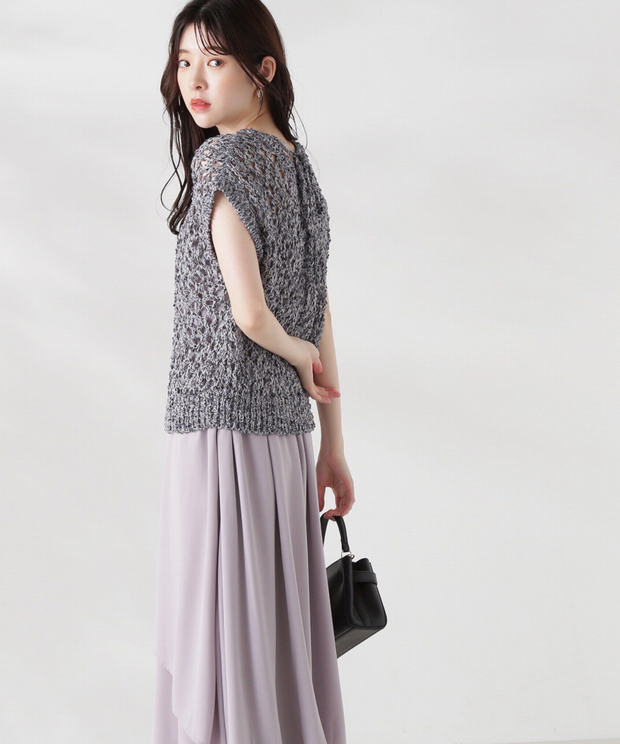PROPORTION BODY DRESSING「テープヤーンニット&times;キャミワンピースセット24AW」|ワンピース|