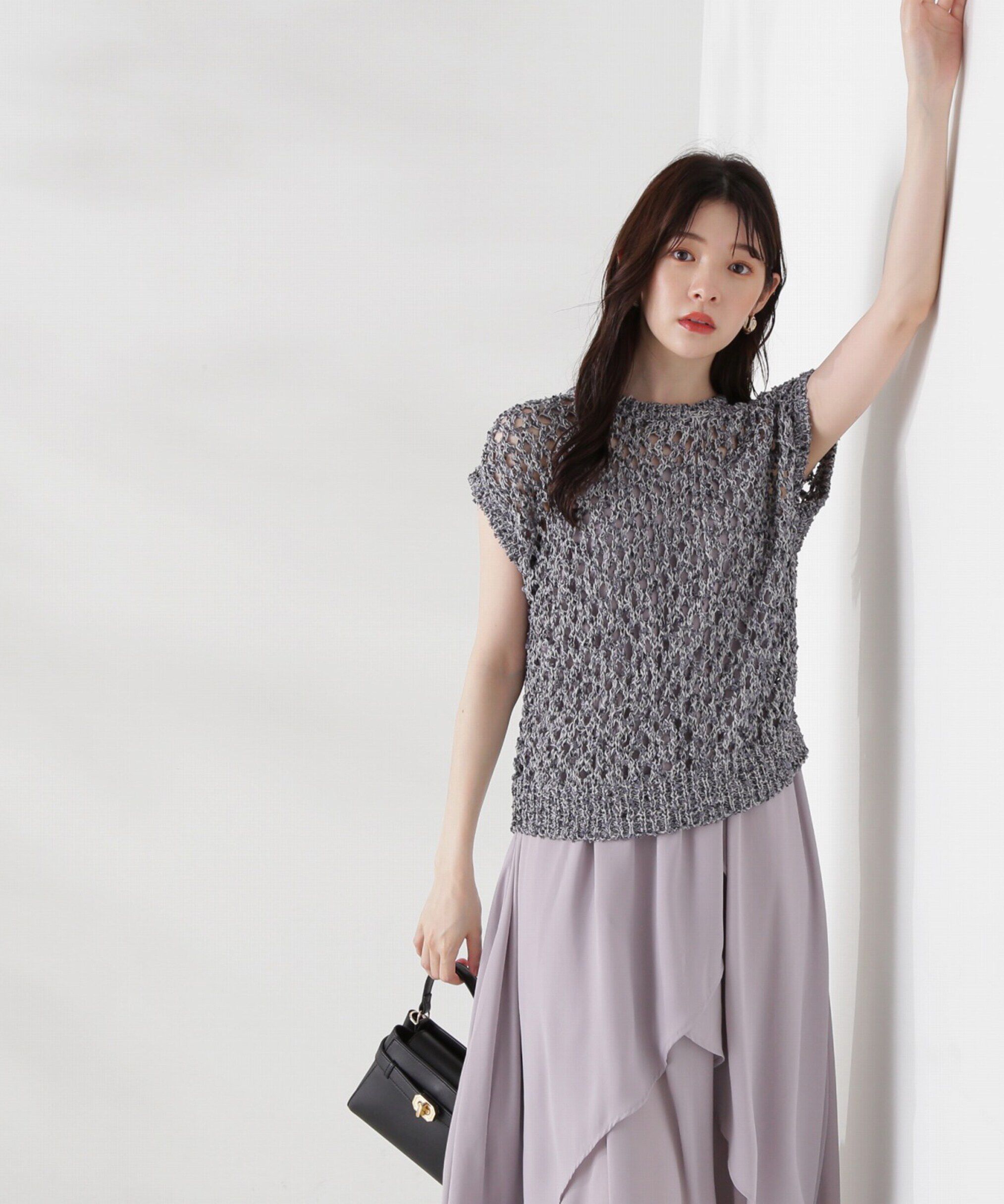 PROPORTION BODY DRESSING「テープヤーンニット&times;キャミワンピースセット24AW」|ワンピース|