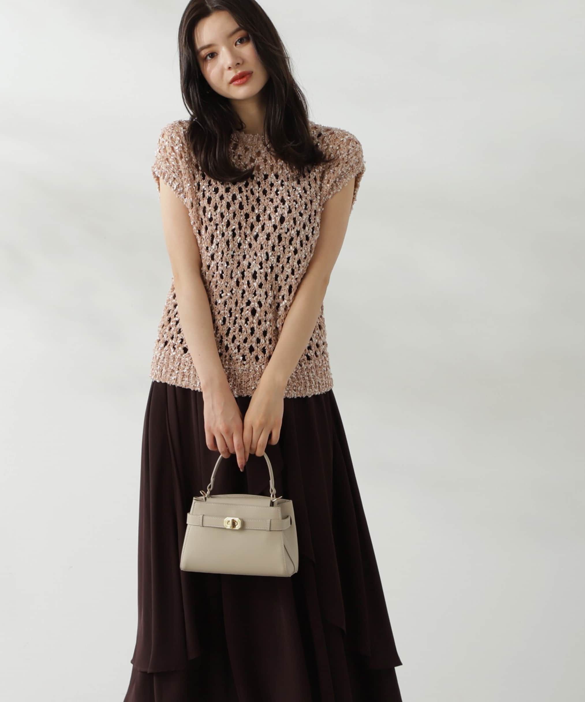 PROPORTION BODY DRESSING「テープヤーンニット&times;キャミワンピースセット24AW」|ワンピース|