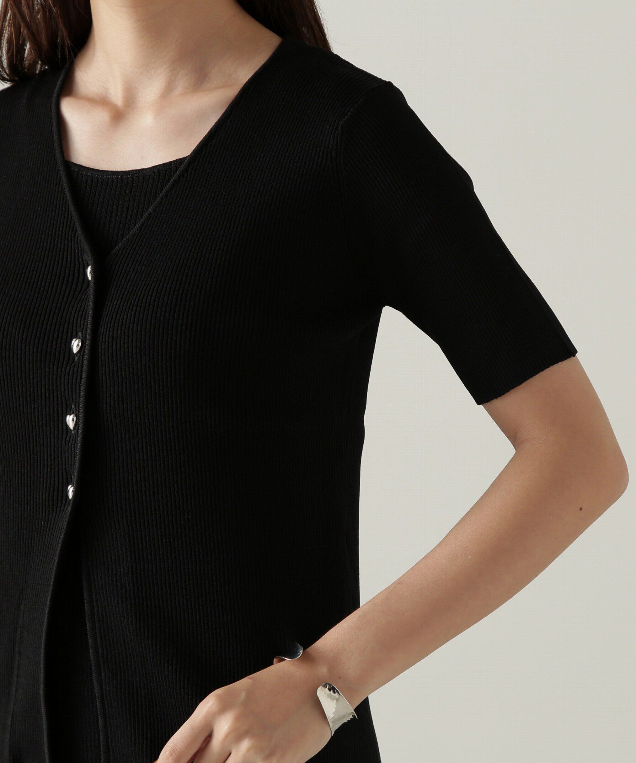 PROPORTION BODY DRESSING「リブカーデ付ニットナローワンピース」|ワンピース|