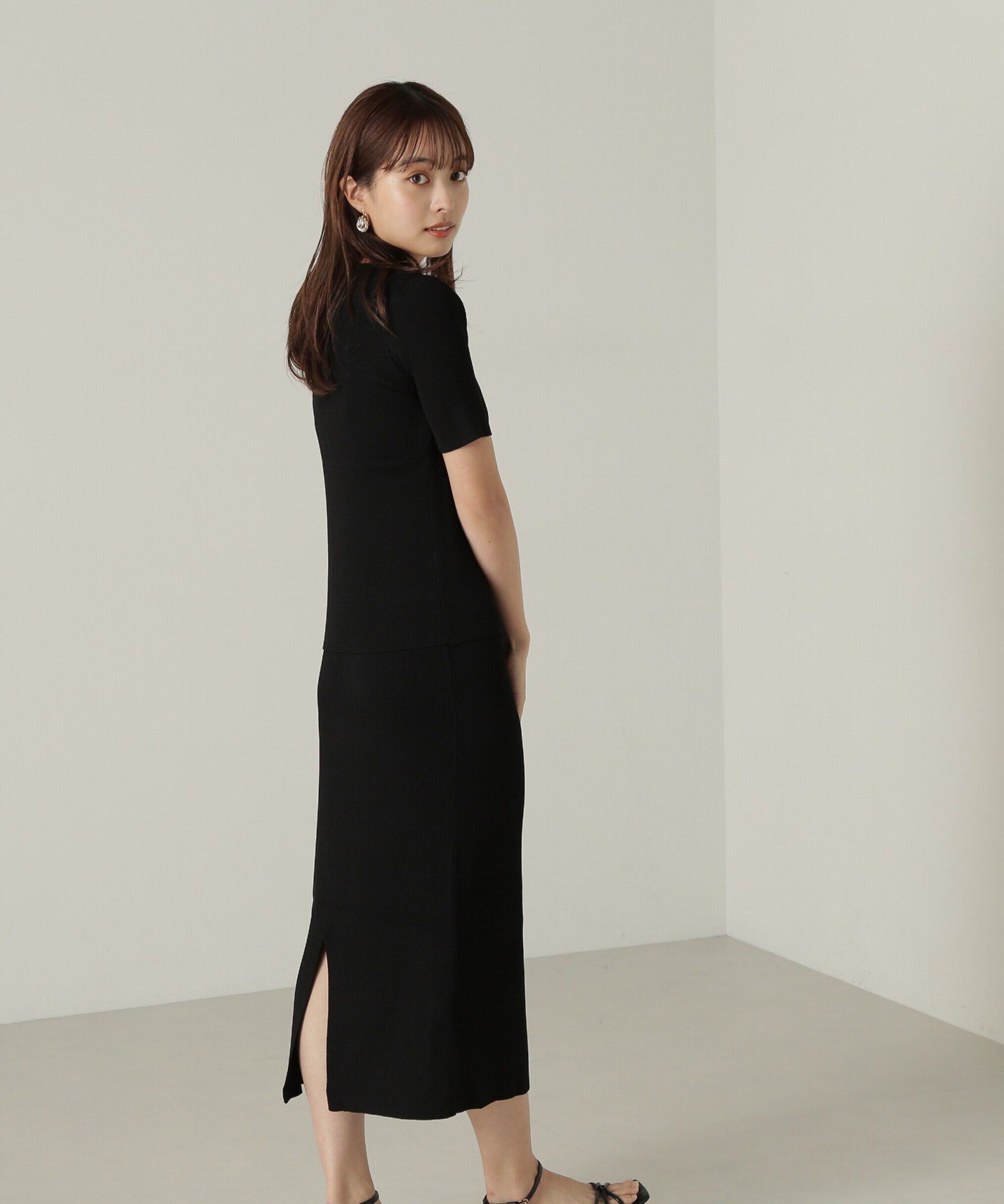 PROPORTION BODY DRESSING「リブカーデ付ニットナローワンピース」|ワンピース|