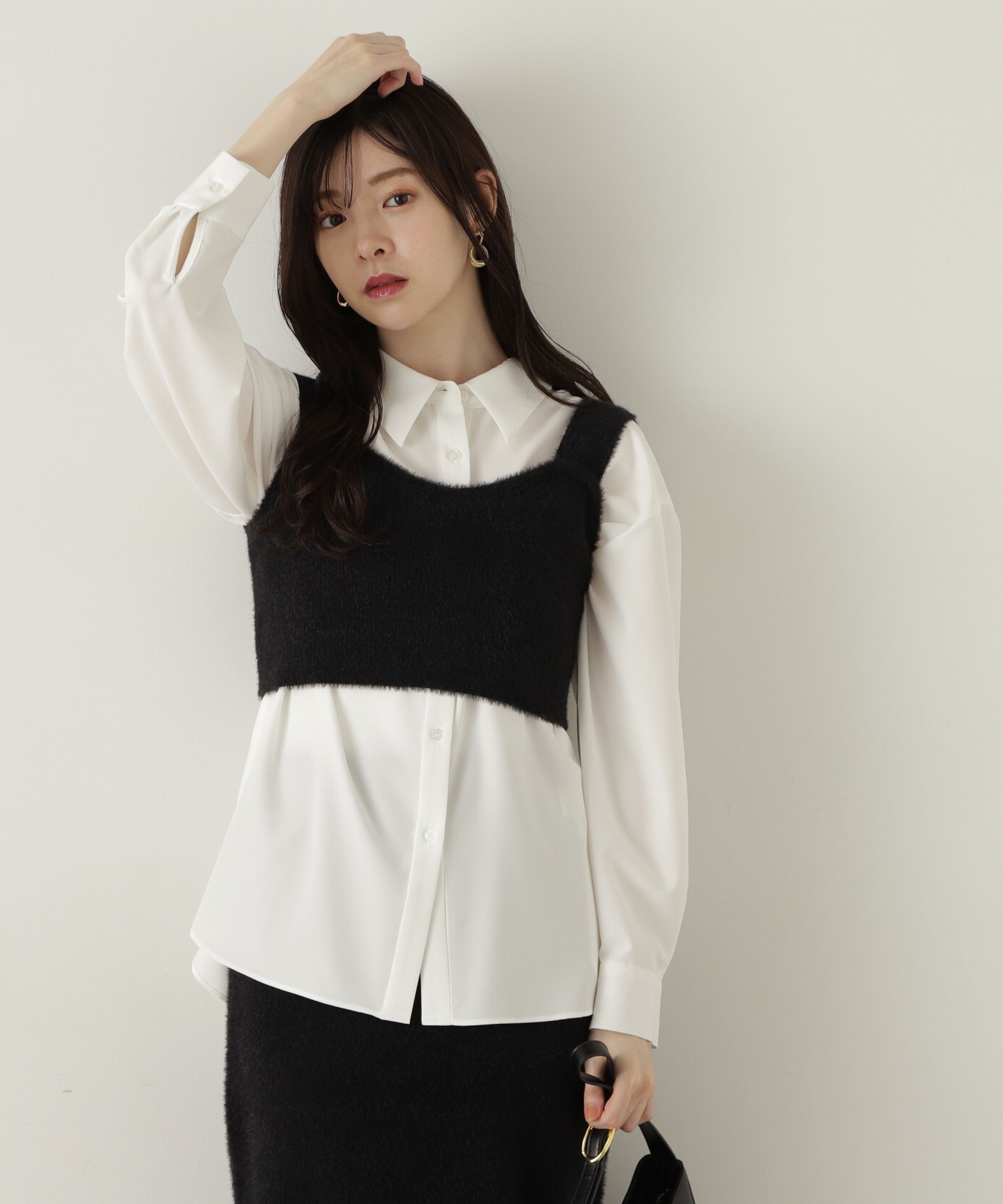 PROPORTION BODY DRESSING「シャギービスチェセットアップ　24AW」|ワンピース|