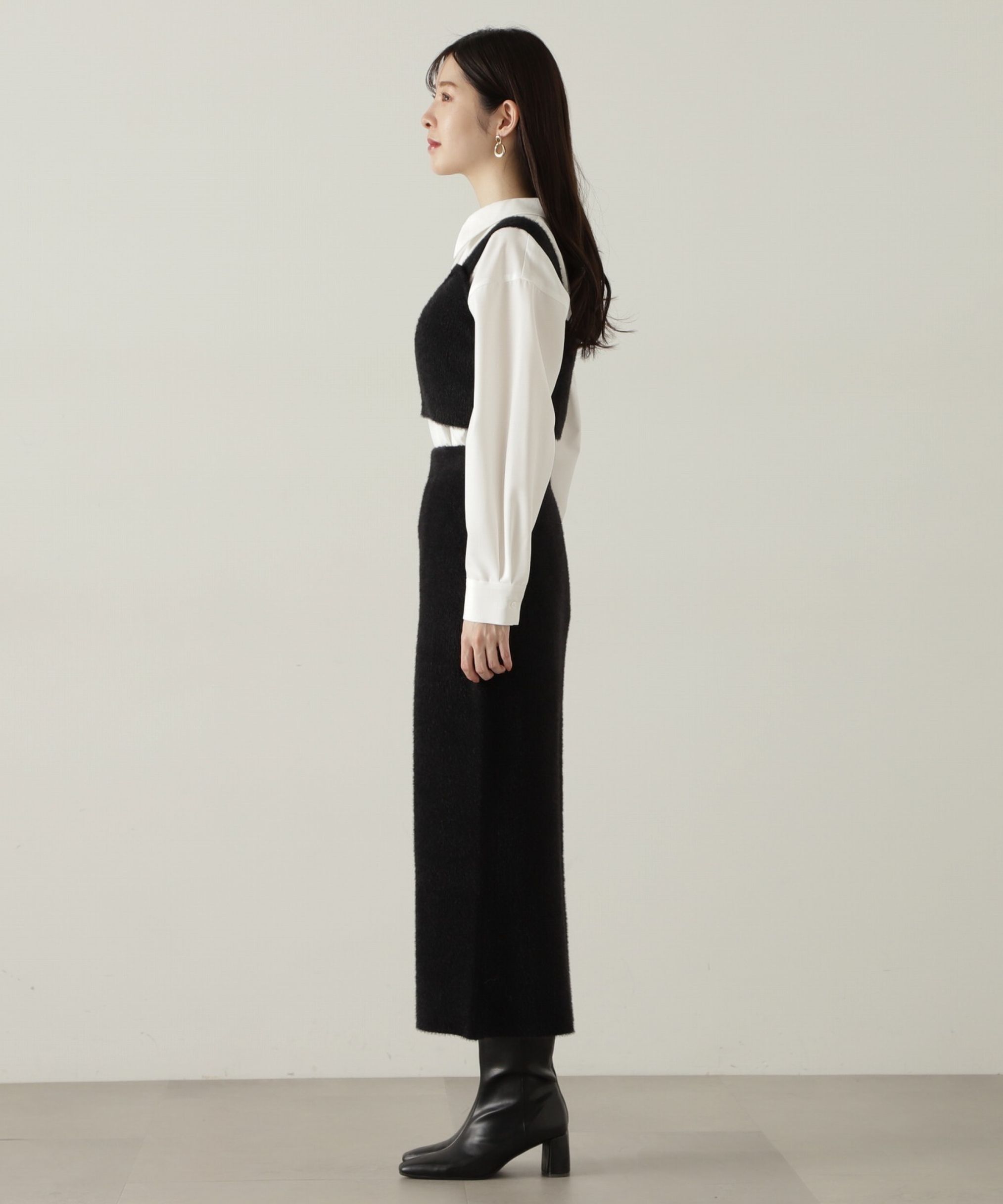 PROPORTION BODY DRESSING「シャギービスチェセットアップ　24AW」|ワンピース|