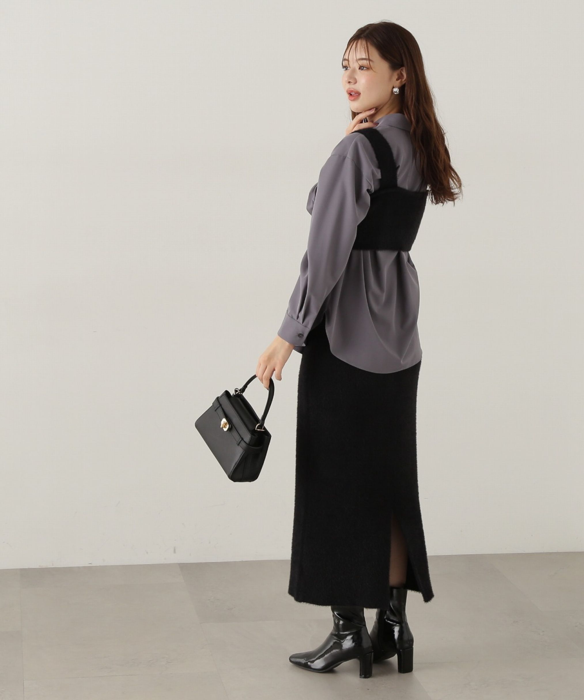 PROPORTION BODY DRESSING「シャギービスチェセットアップ　24AW」|ワンピース|