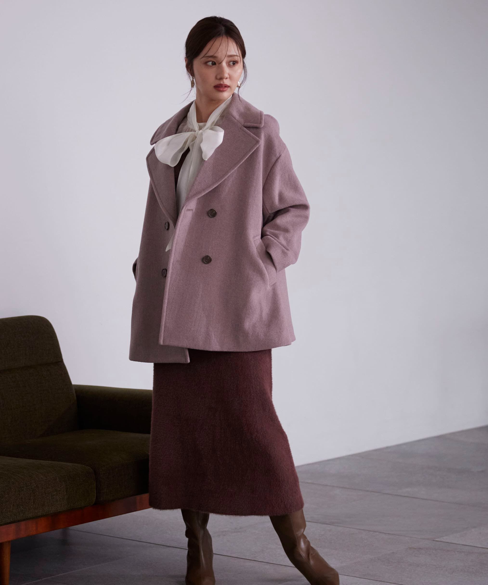 PROPORTION BODY DRESSING「シャギービスチェセットアップ　24AW」|ワンピース|