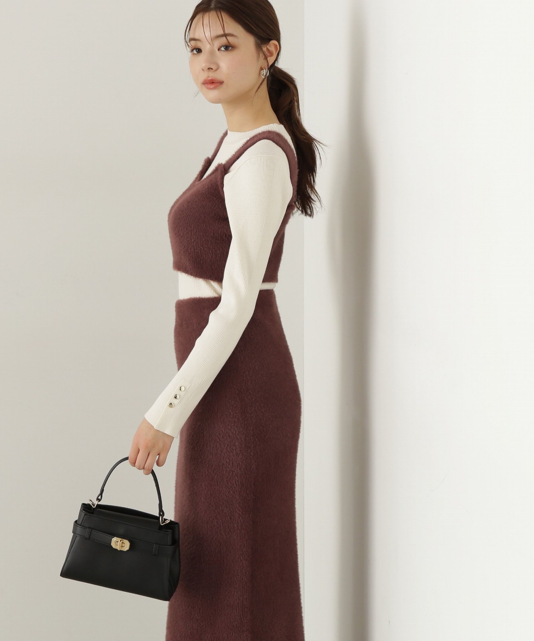 PROPORTION BODY DRESSING「シャギービスチェセットアップ　24AW」|ワンピース|