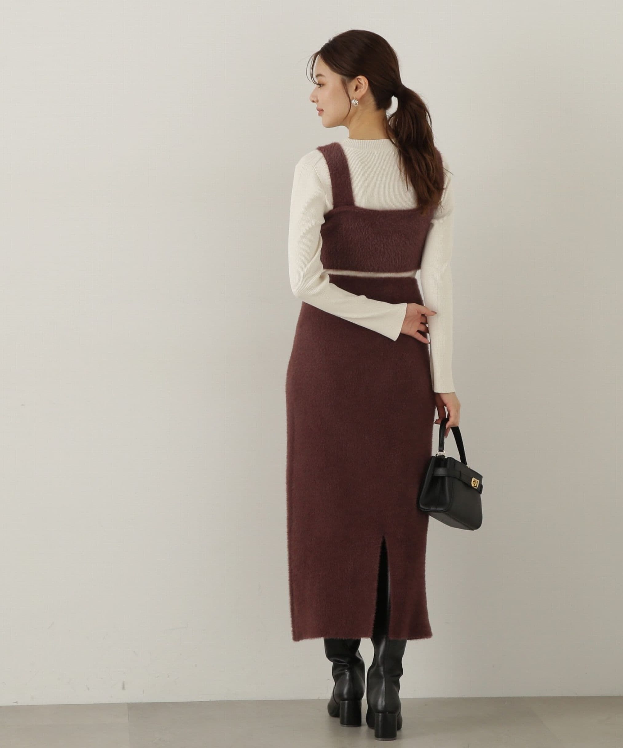 PROPORTION BODY DRESSING「シャギービスチェセットアップ　24AW」|ワンピース|