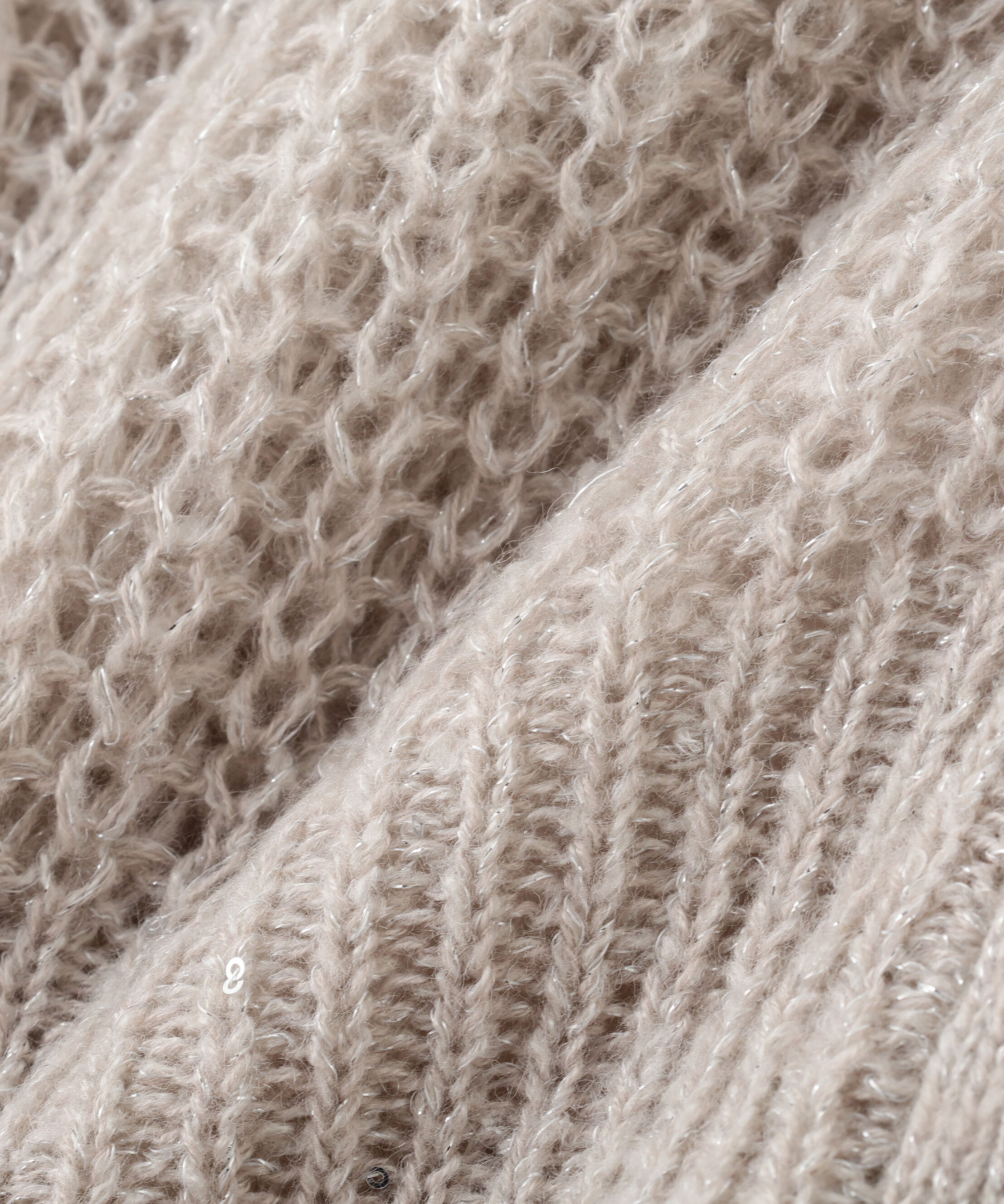 PROPORTION BODY DRESSING「スパンコール透かし編み2wayカーディガン 25AW」|カーディガン|