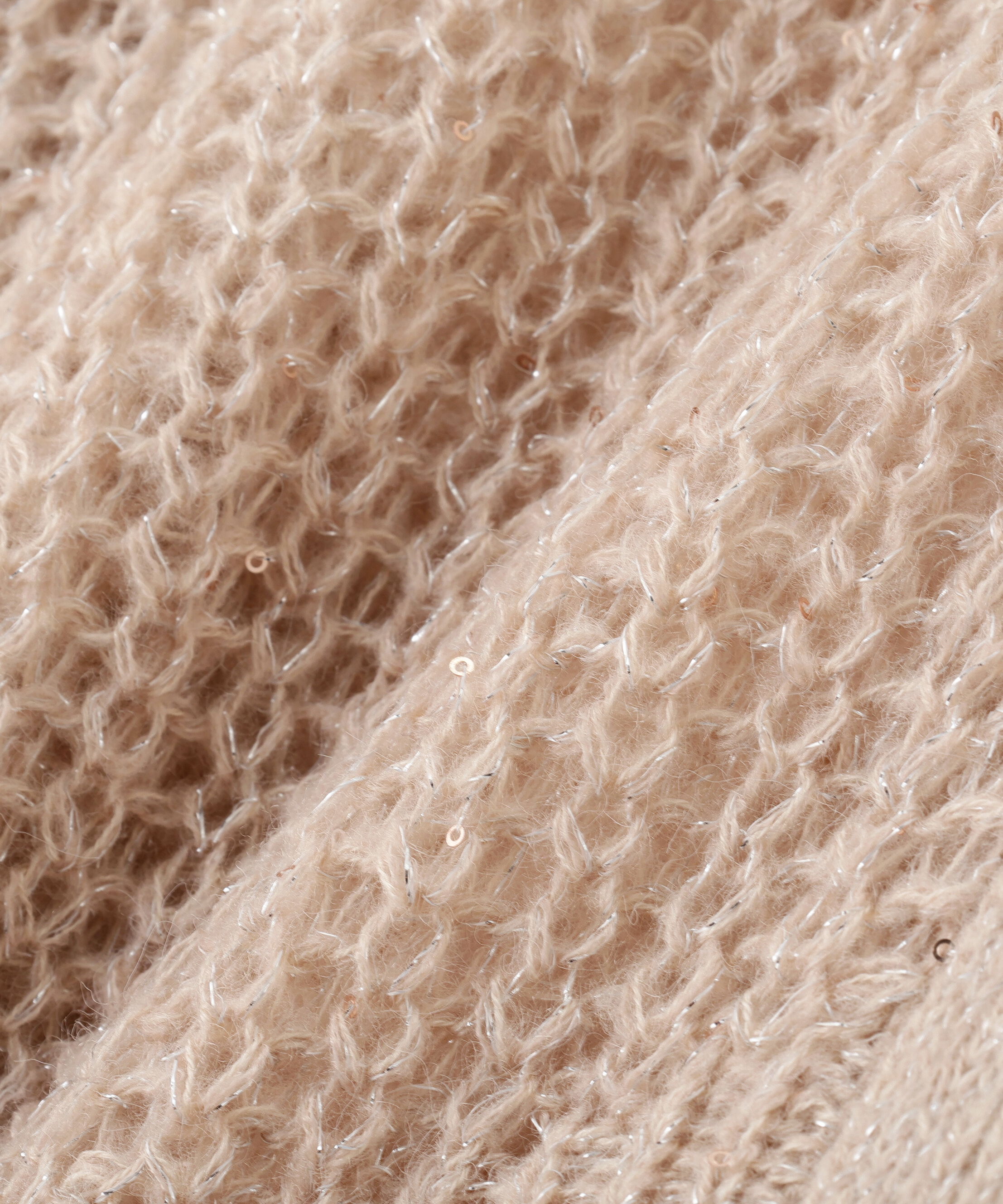 PROPORTION BODY DRESSING「スパンコール透かし編み2wayカーディガン 25AW」|カーディガン|