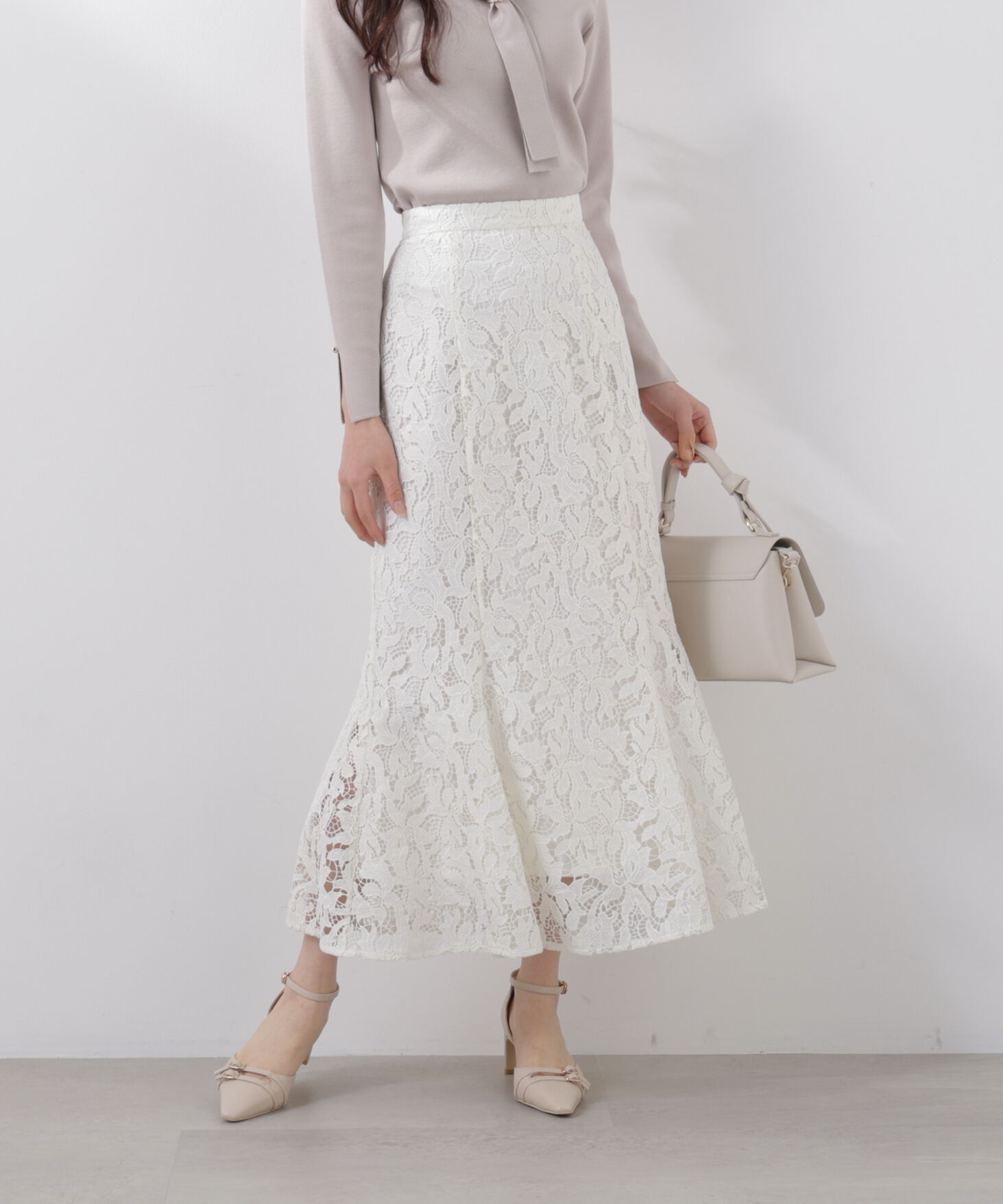 PROPORTION BODY DRESSING「レースマーメイドスカート　26SS」|スカート|