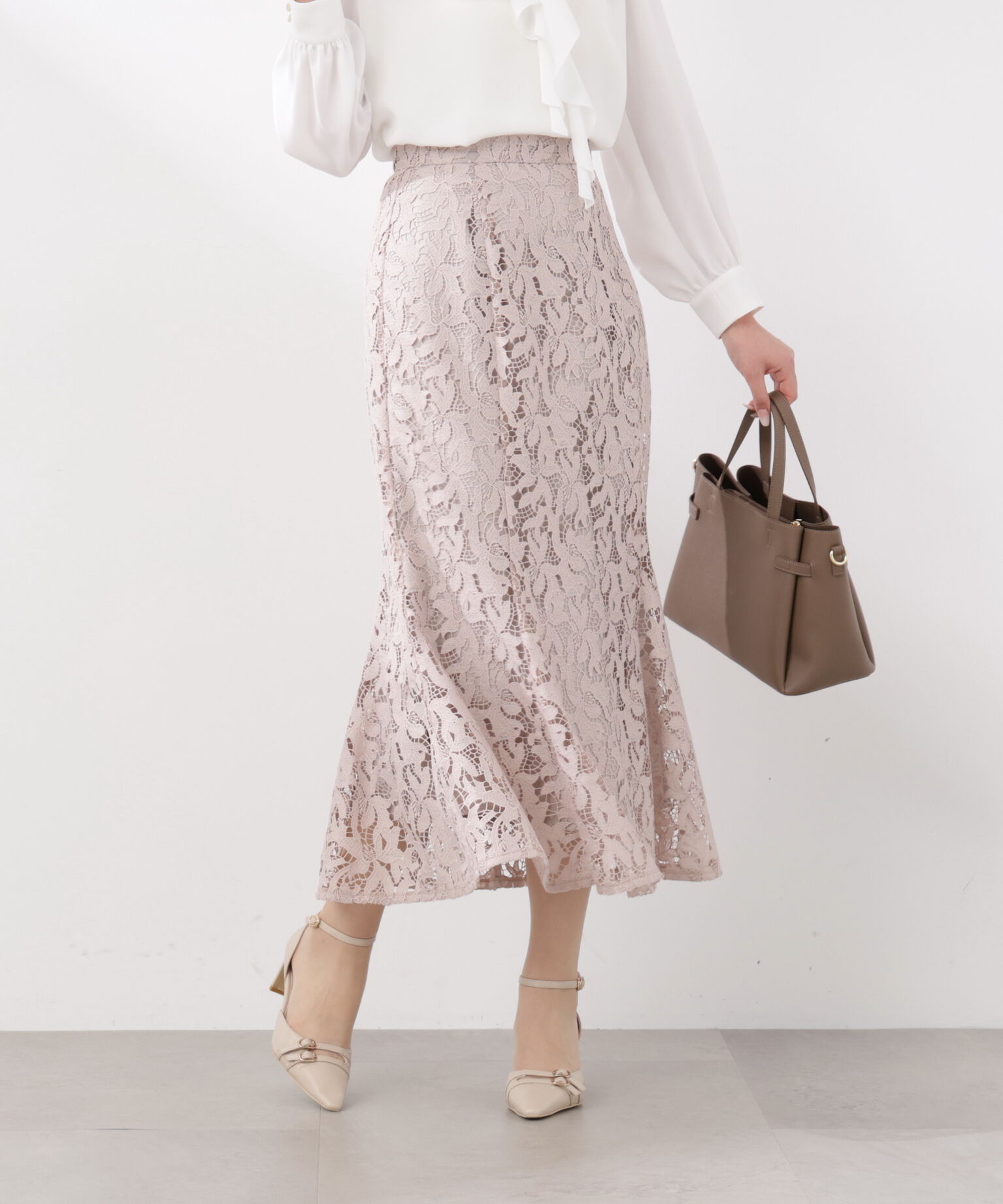 PROPORTION BODY DRESSING「レースマーメイドスカート　26SS」|スカート|