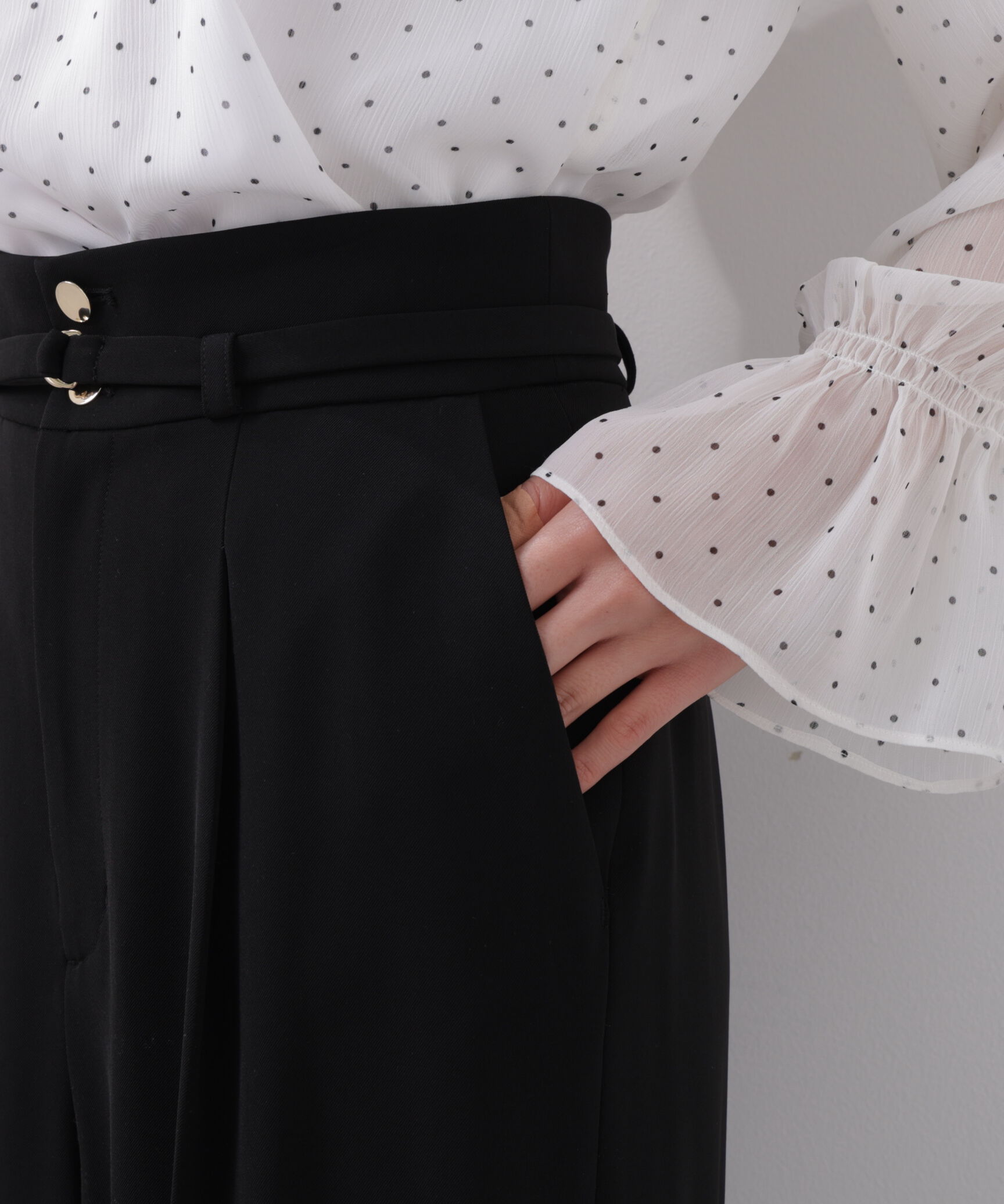 PROPORTION BODY DRESSING「ベルト付きワイドパンツ　26SS」|その他|