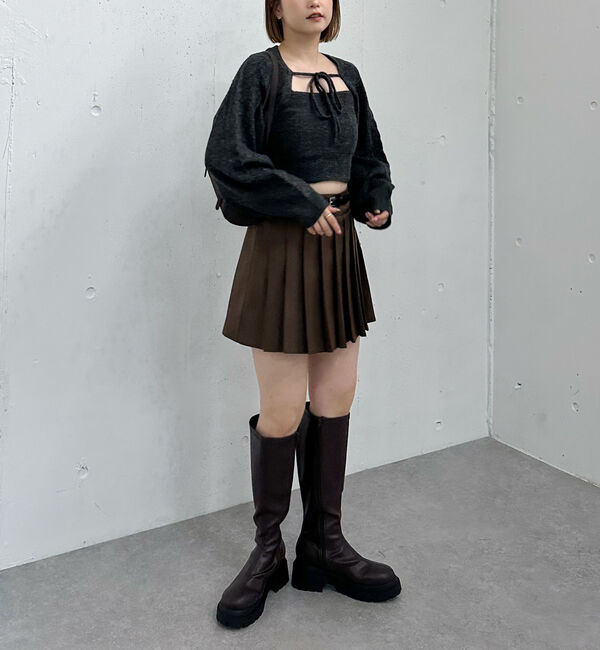 archives「ケーブルニットボレロアンサンブル」|カーディガン|