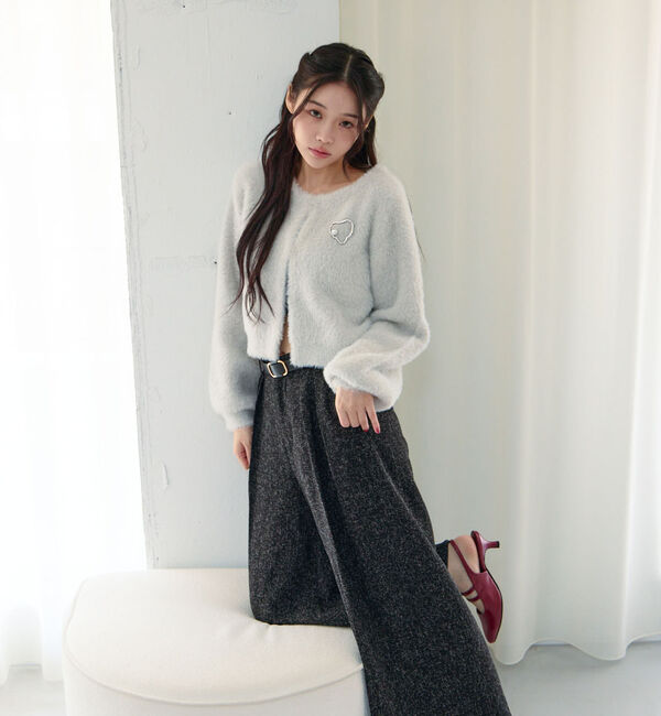 archives「【ＳＥＴＵＰ対応ダブルフェイスフェザーニットカーディガン】」|カーディガン|