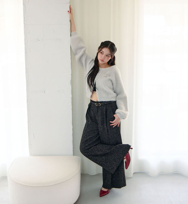 archives「【ＳＥＴＵＰ対応ダブルフェイスフェザーニットカーディガン】」|カーディガン|