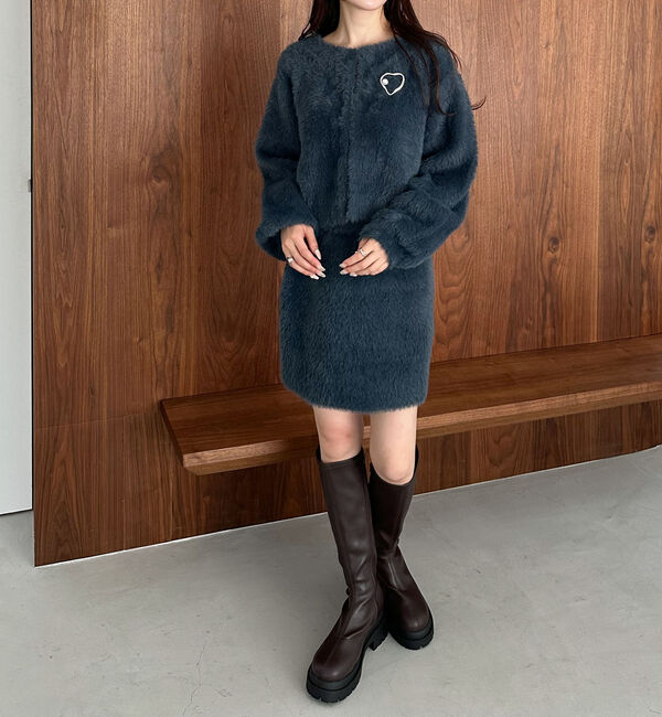 archives「【ＳＥＴＵＰ対応ダブルフェイスフェザーニットカーディガン】」|カーディガン|