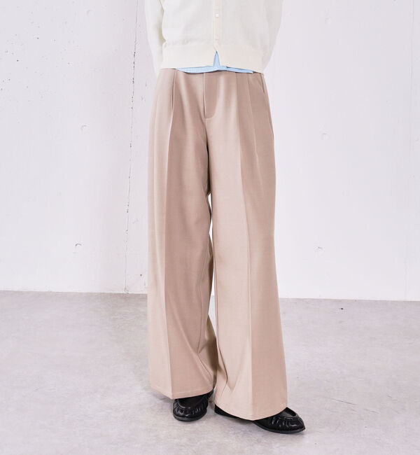 archives「【ＯＮかわ】ベルト付きタックワイドスラックス」|チノ|