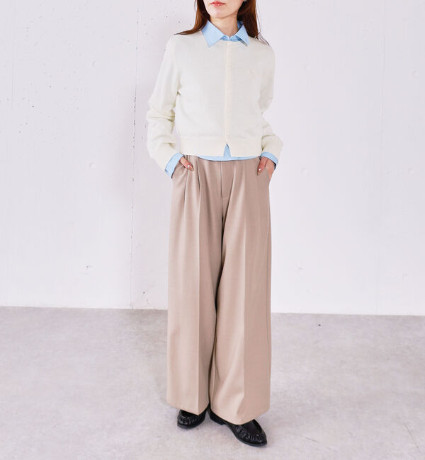 archives「【ＯＮかわ】ベルト付きタックワイドスラックス」|チノ|