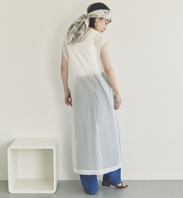 Doux archives「前後２ＷＡＹ楊柳ジレワンピース」|ワンピース|