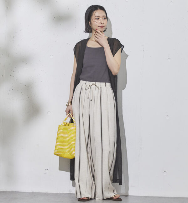 Doux archives「前後２ＷＡＹ楊柳ジレワンピース」|ワンピース|