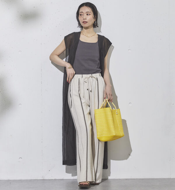 Doux archives「前後２ＷＡＹ楊柳ジレワンピース」|ワンピース|