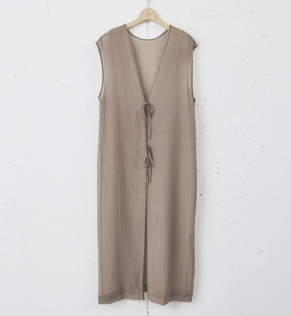 Doux archives「前後２ＷＡＹ楊柳ジレワンピース」|ワンピース|