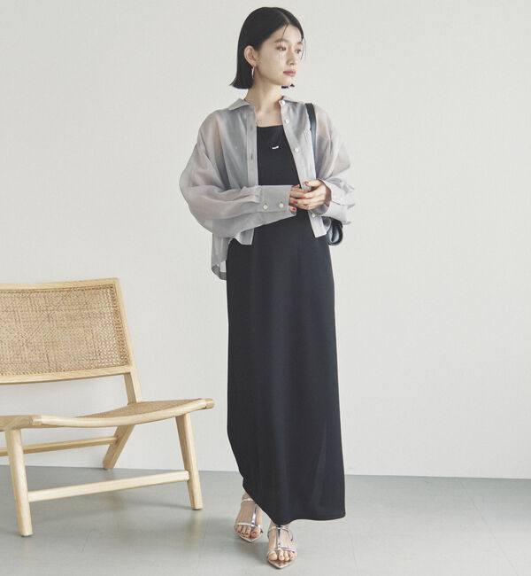 Doux archives「リブ２ＷＡＹノースリーブワンピース」|ワンピース|