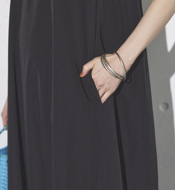 Doux archives「ＵＶ・接触冷感ウォッシャブルドロストノースリワンピース」|ワンピース|