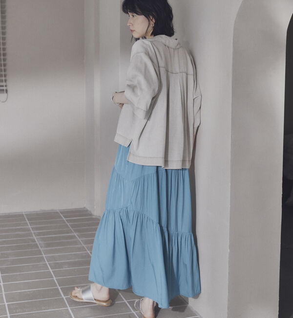 Doux archives「アシメティアードキャミワンピ」|ワンピース|