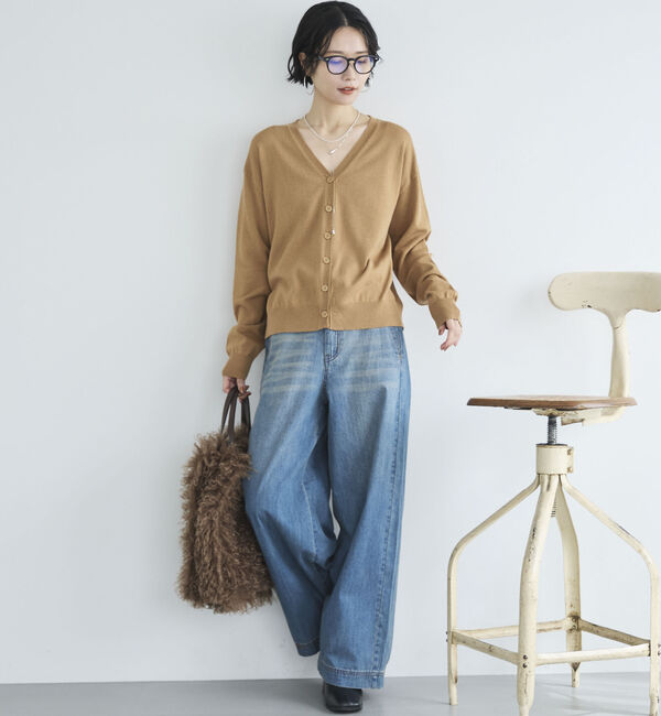 Doux archives「機能性　Ｖネックカーディガン」|カーディガン|