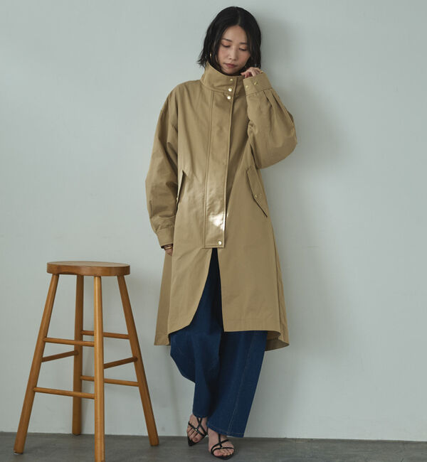 Doux archives「スタンドカラーコート」|その他|BEIGE