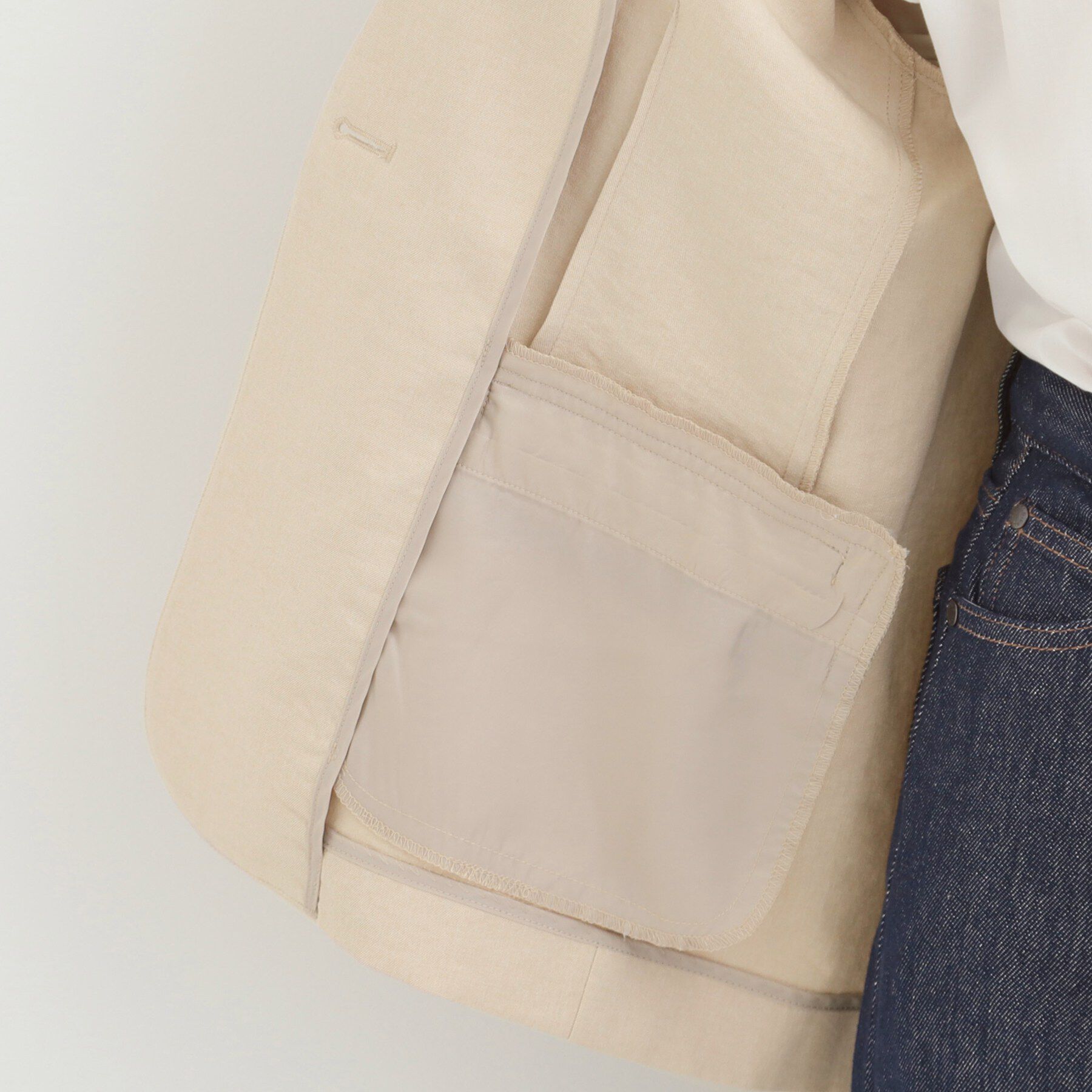 SHOO･LA･RUE「【S-LL/セットアップ可/イージーケア/UV】オンにもオフにも シングルジャケット」|テーラードジャケット|