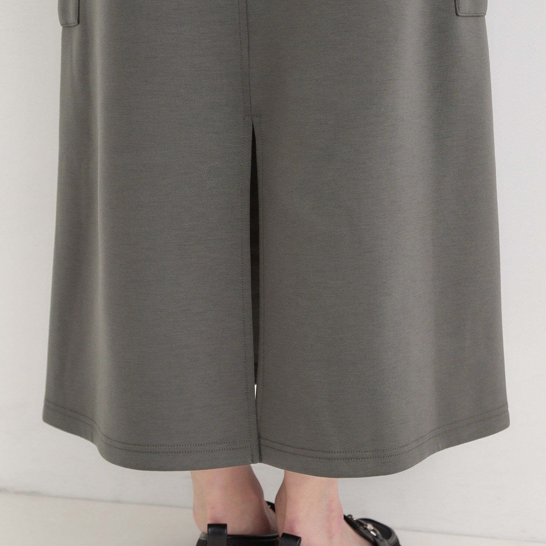 SHOO･LA･RUE「【洗濯機可/S-LL】サイドポケットでこなれ感のある ダンボールカーゴスカート」|スカート|