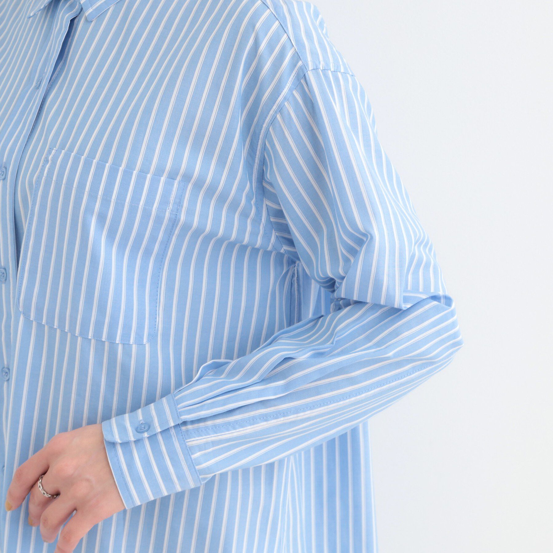 SHOO･LA･RUE「【S-LL】シーズン問わず合わせやすい レギュラーカラーシャツ」|シャツ・ブラウス|