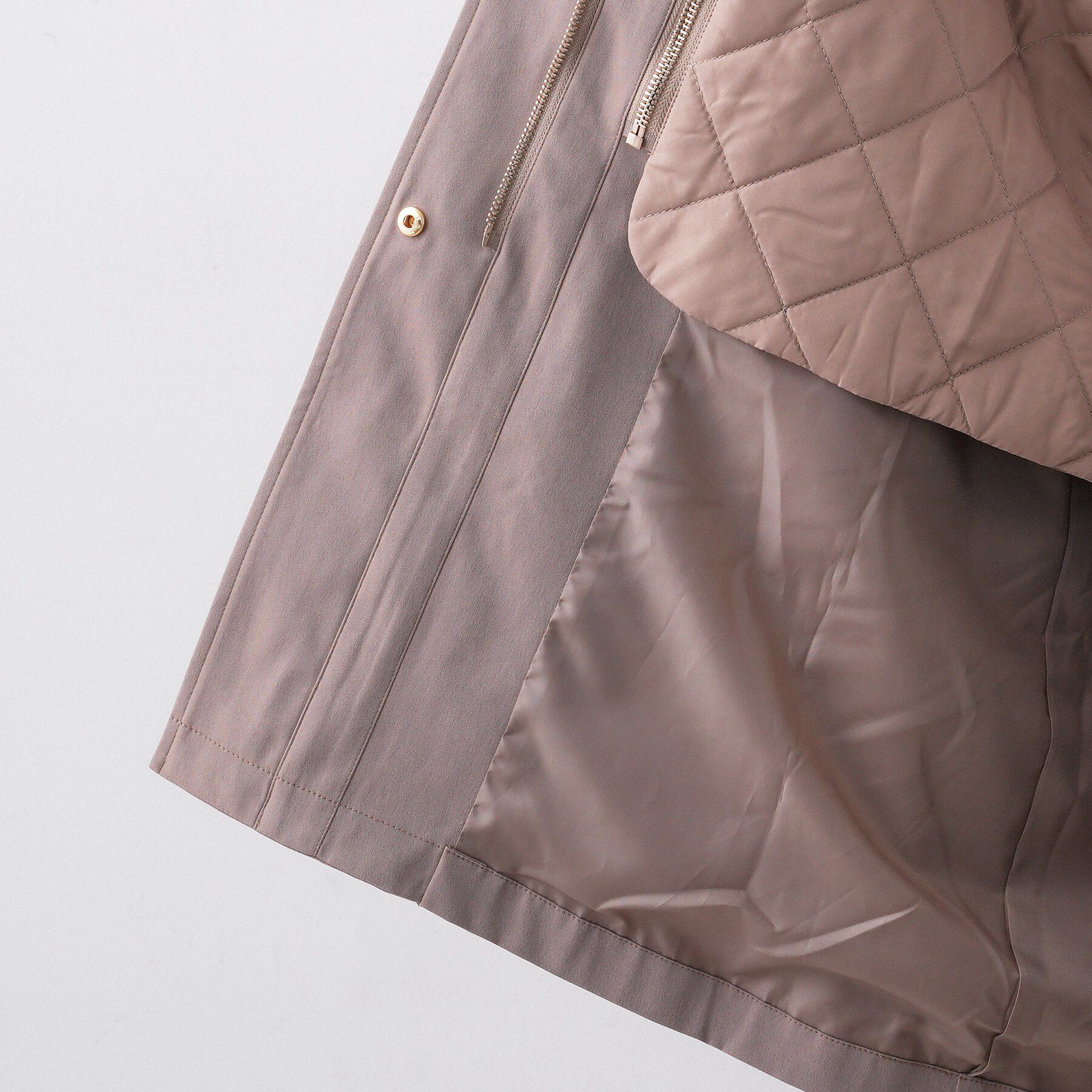 Dessin「【4WAY/洗える】ベスト付き中綿キルトコート」|その他|