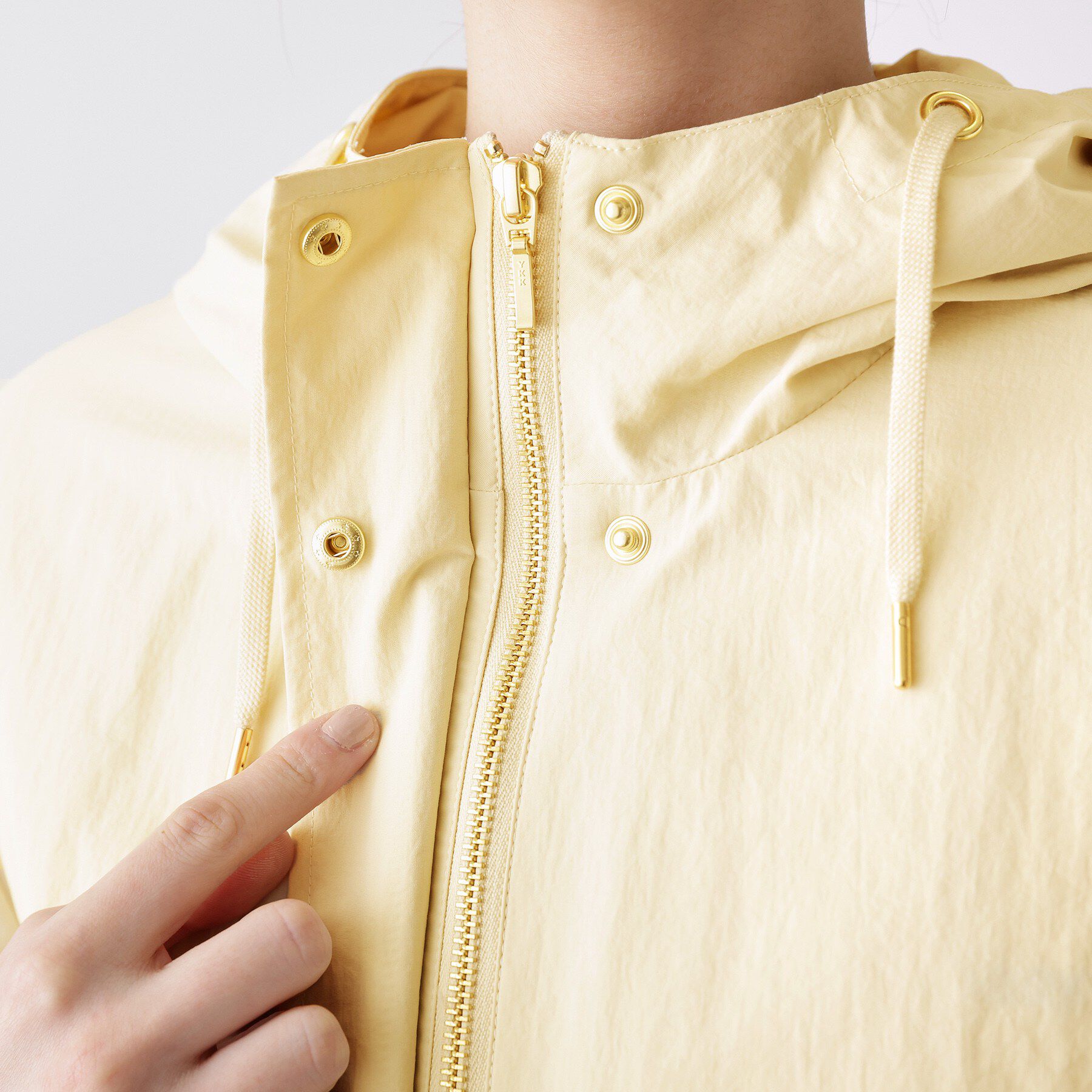 Dessin「【撥水・洗える】フーデッドブルゾン」|ブルゾン・スタジャン|