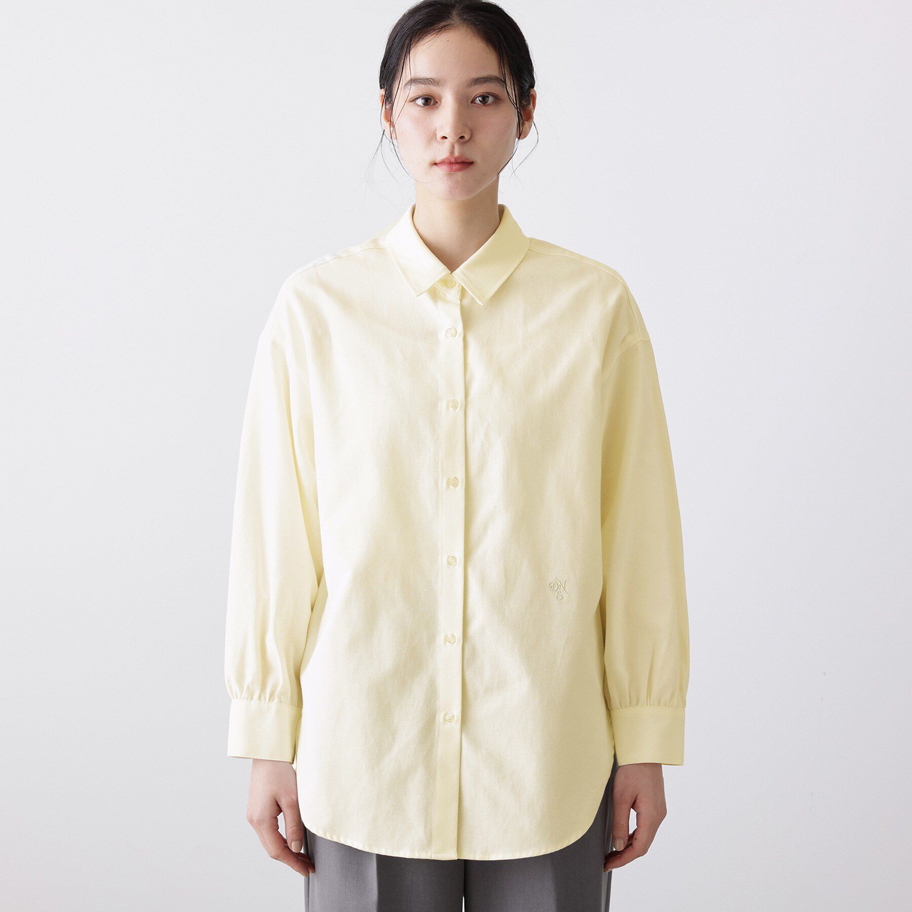 Dessin「【洗える】ベーシックカラーシャツ」|シャツ・ブラウス|