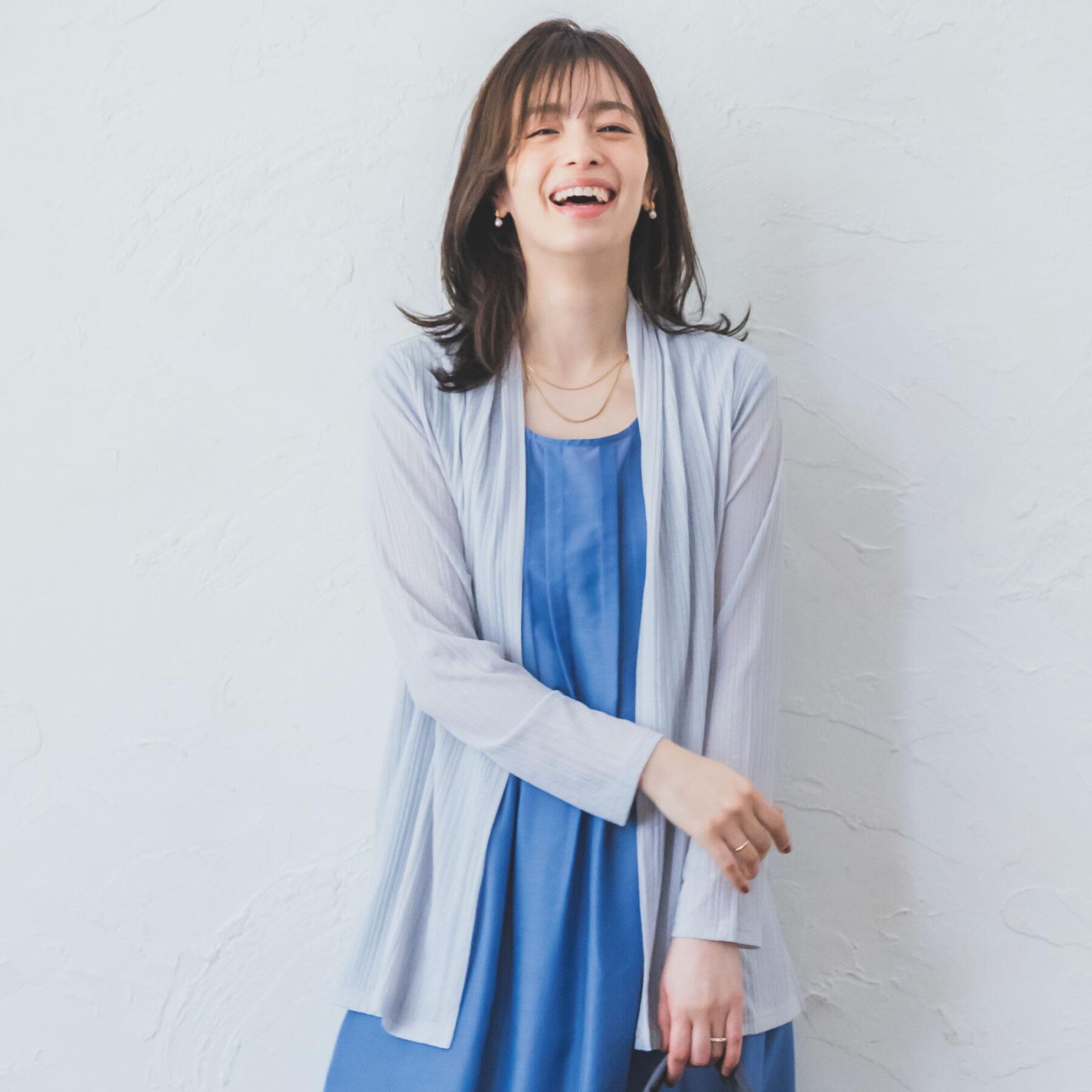 ITS&rsquo;DEMO「【手洗い可】シアー着流しカーディガン」|カーディガン|