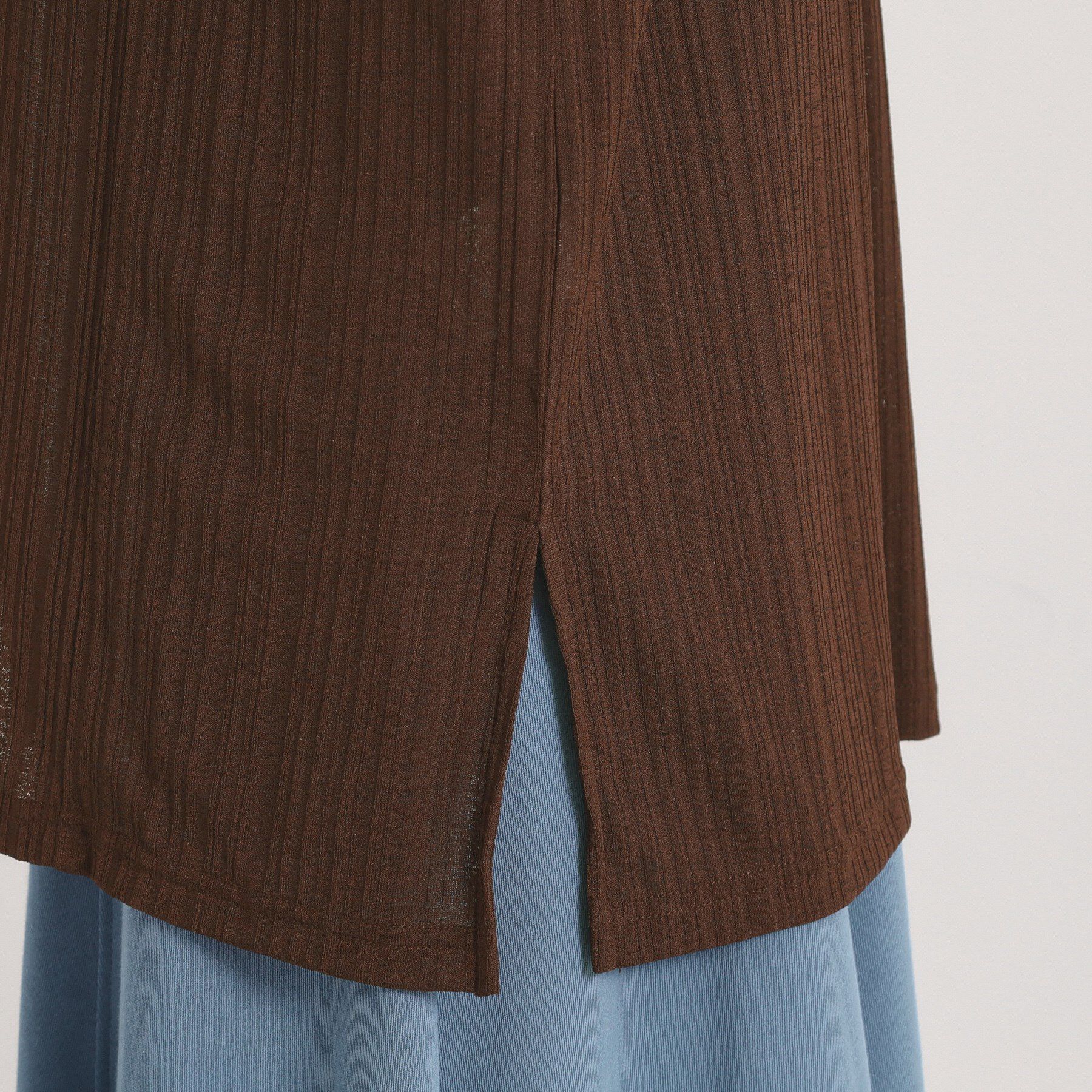 ITS&rsquo;DEMO「【手洗い可】シアー着流しカーディガン」|カーディガン|