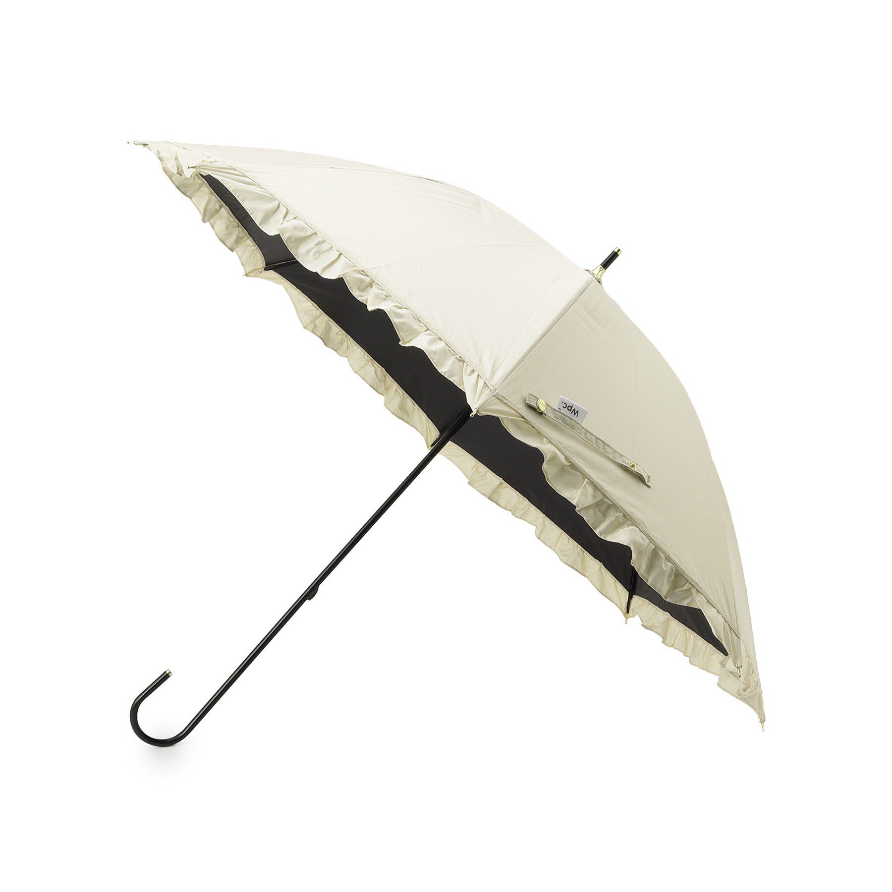 Ober Tashe「遮光クラシックフリル日傘【長傘】」|傘|ベージュ(052)