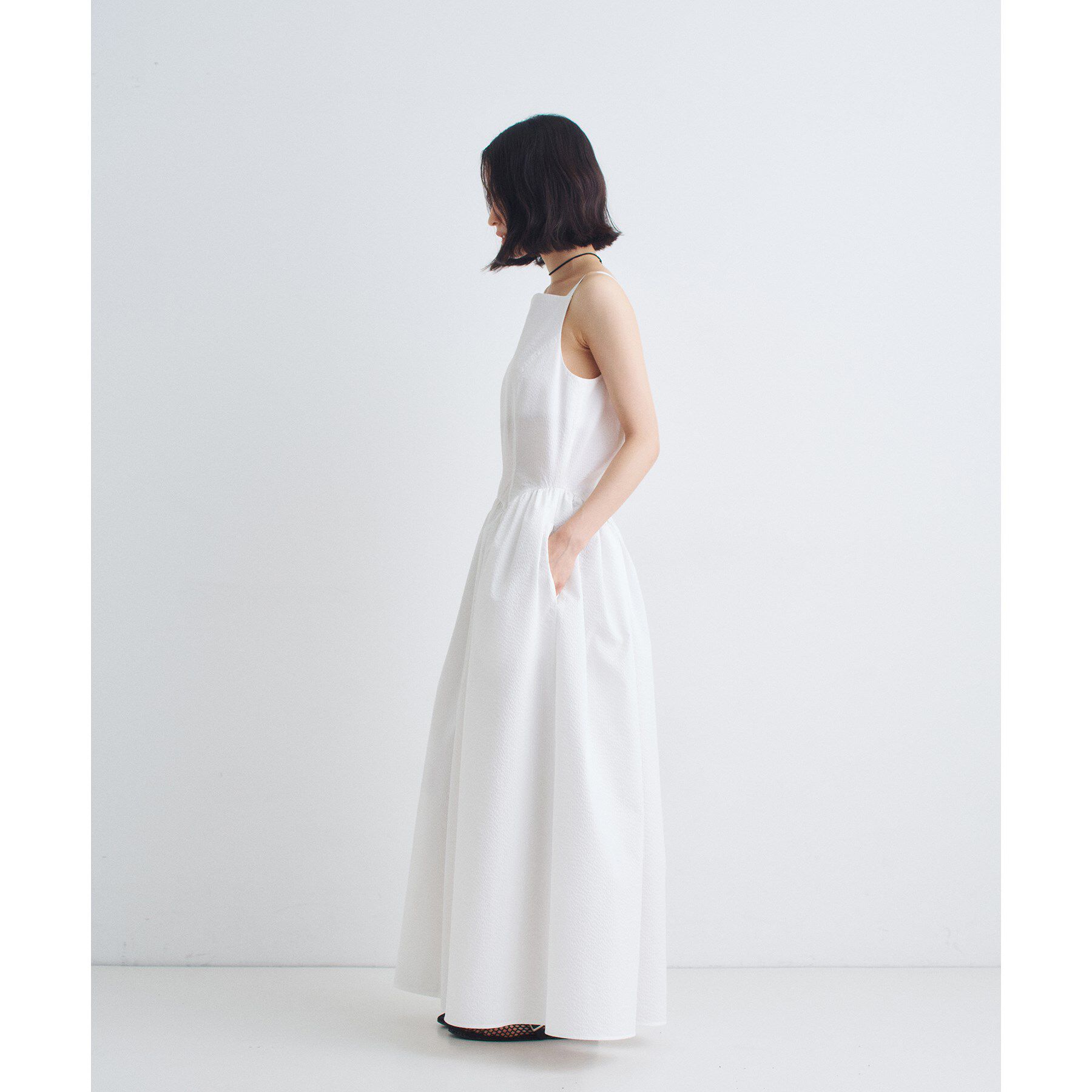 CODE A「gathers drama dress」|ワンピース|