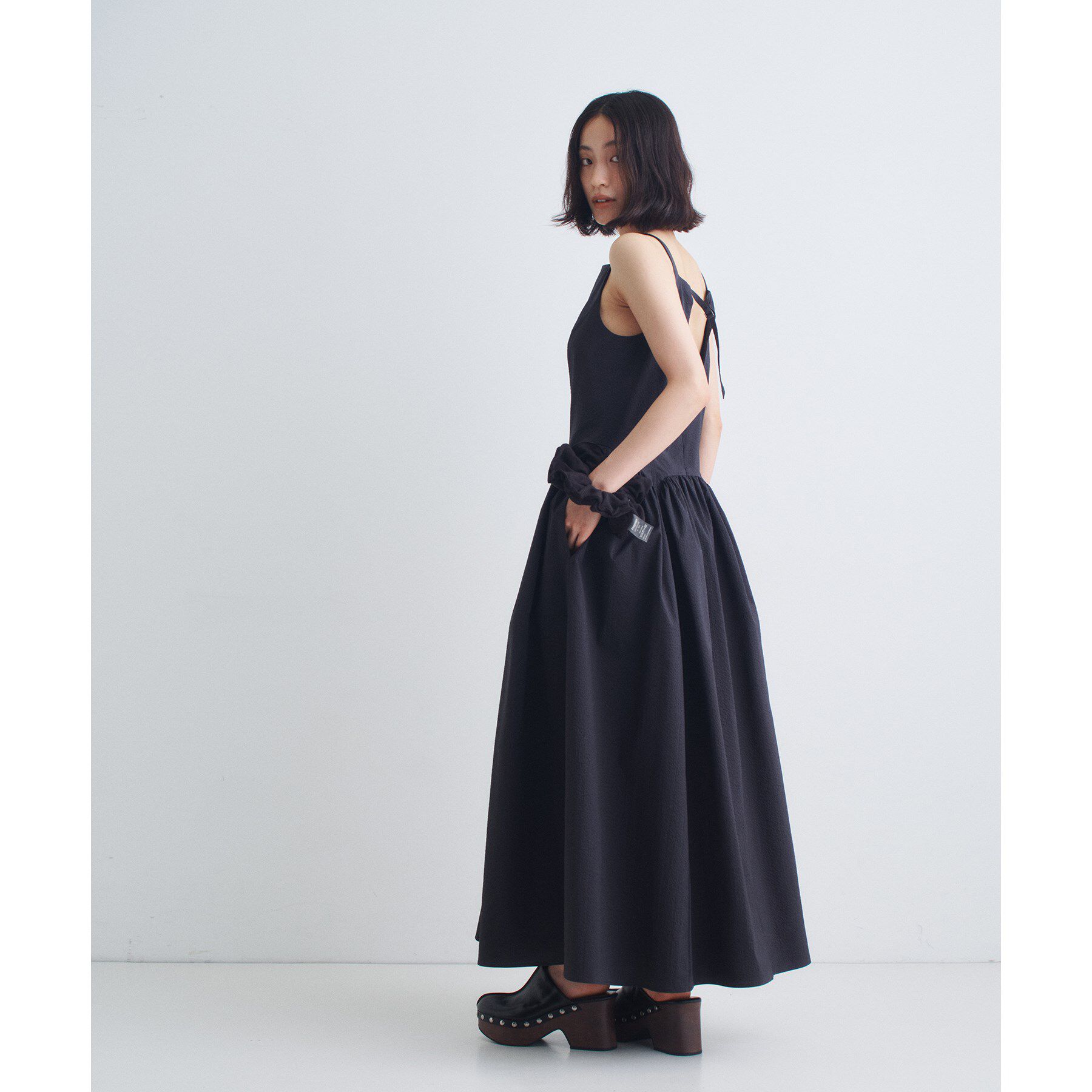 CODE A「gathers drama dress」|ワンピース|