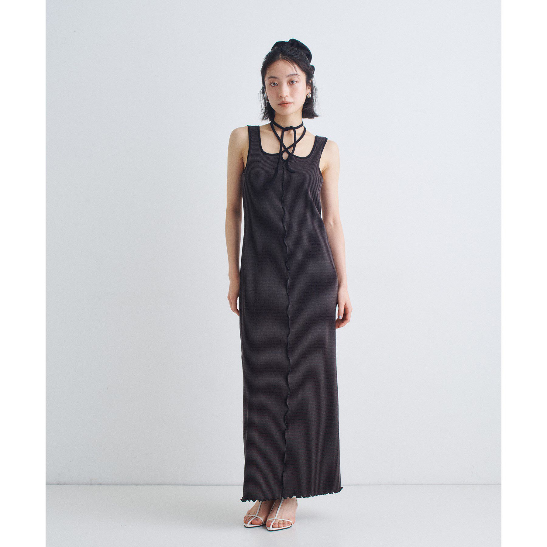 CODE A「chic border jersey dress」|ワンピース|