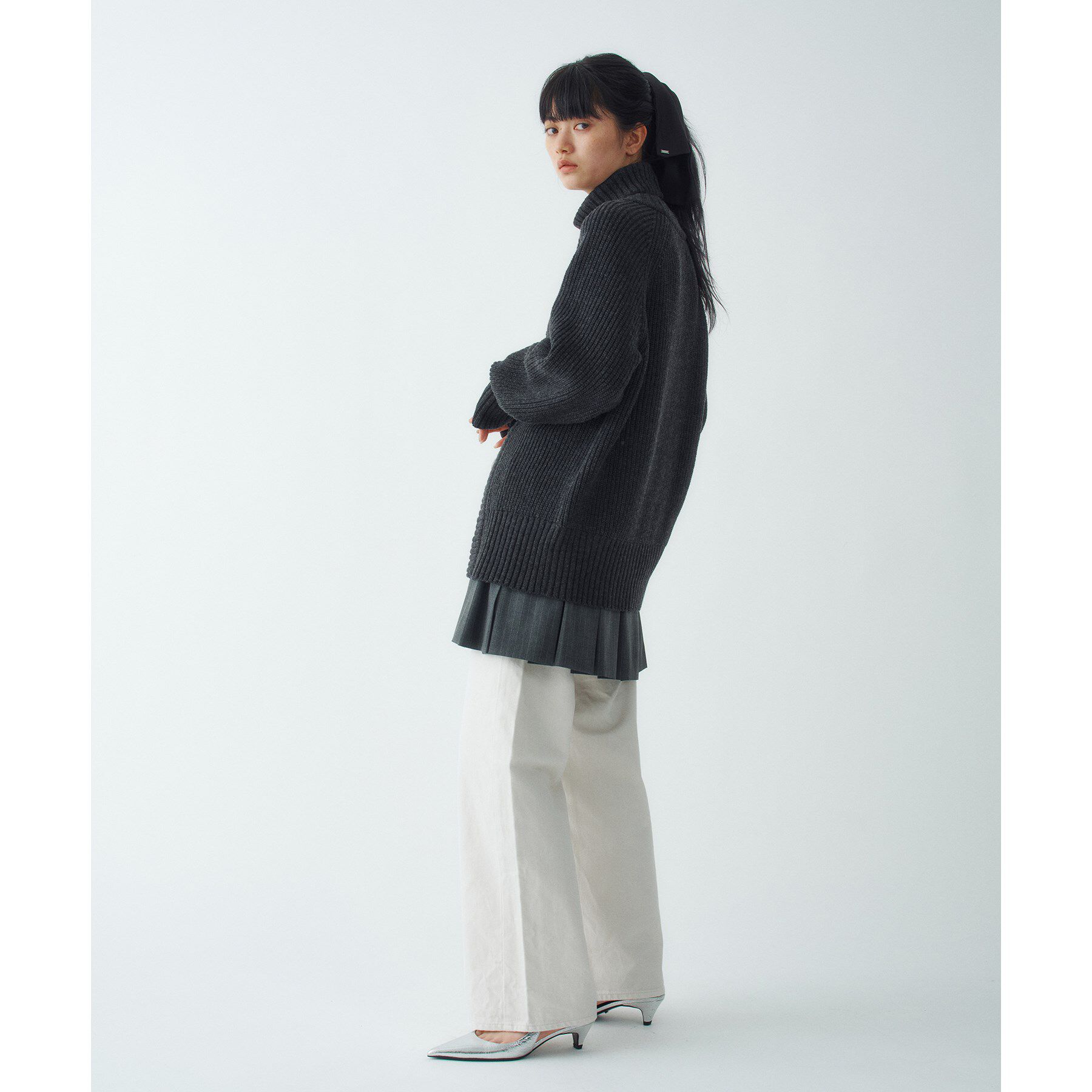 CODE A「dual form zip knit」|カーディガン|
