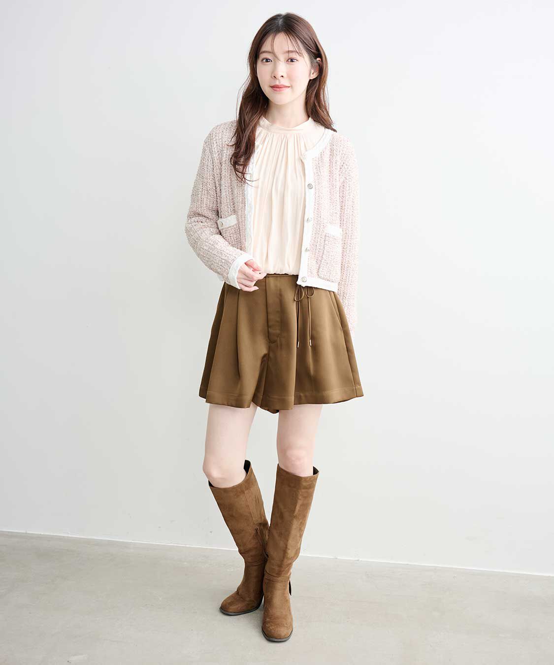 COCO DEAL「ファンシーツイードニットカーディガン」|ニット・セーター|