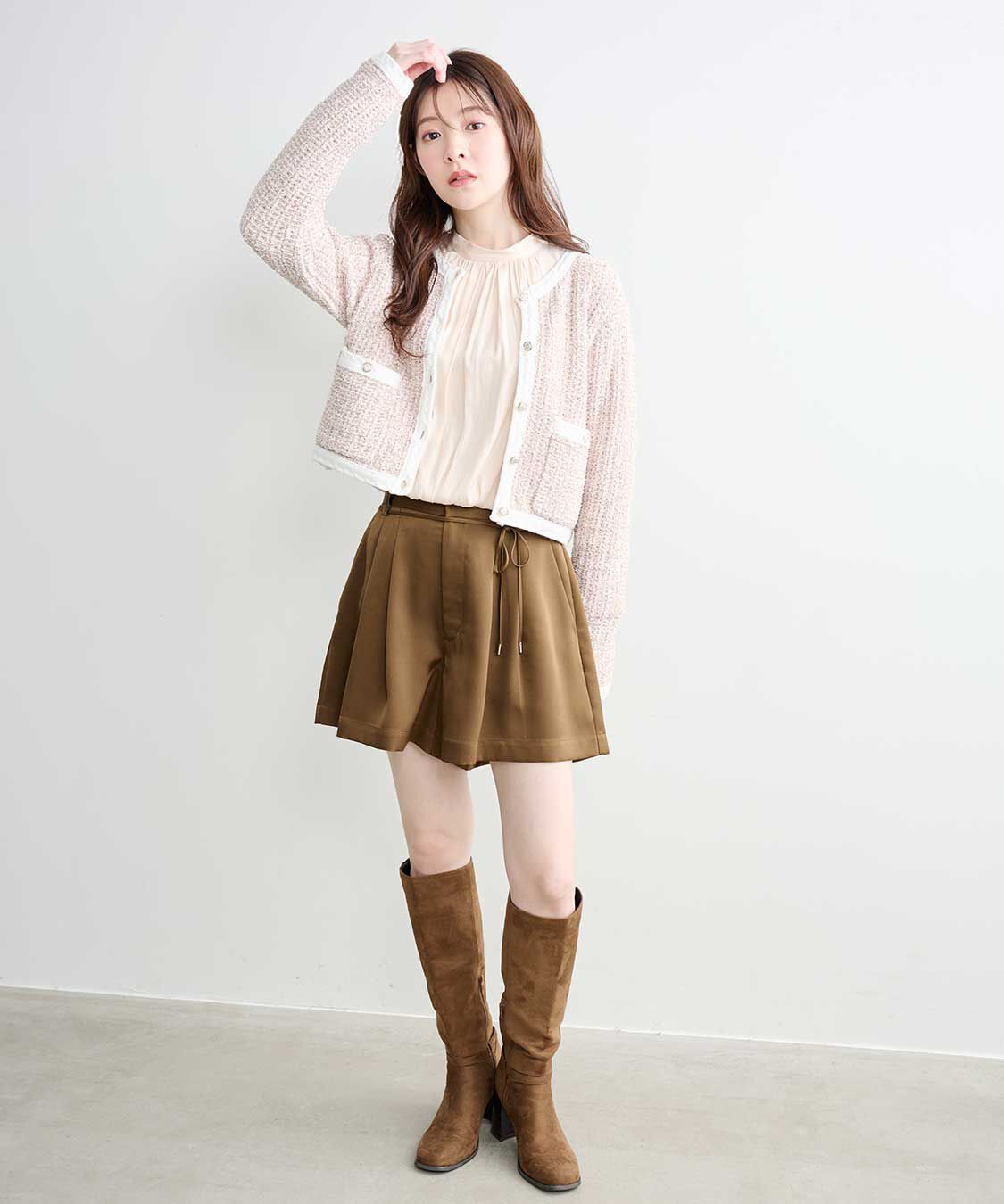 COCO DEAL「サテンタックショートパンツ」|その他|