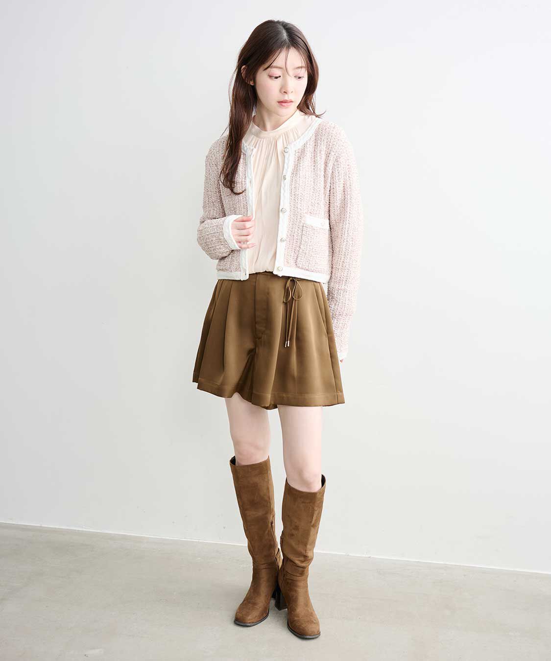 COCO DEAL「サテンタックショートパンツ」|その他|